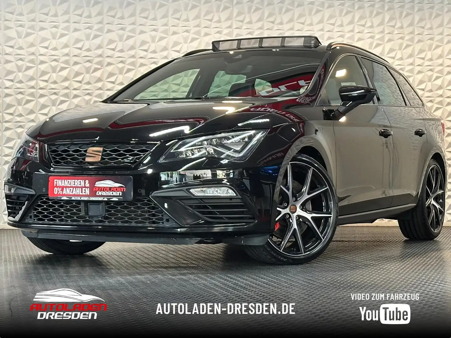 SEAT Leon ST 2.0TSI CUPRA 300 4DRIVE LED#PANO#ACC#SHZ Noir - 1