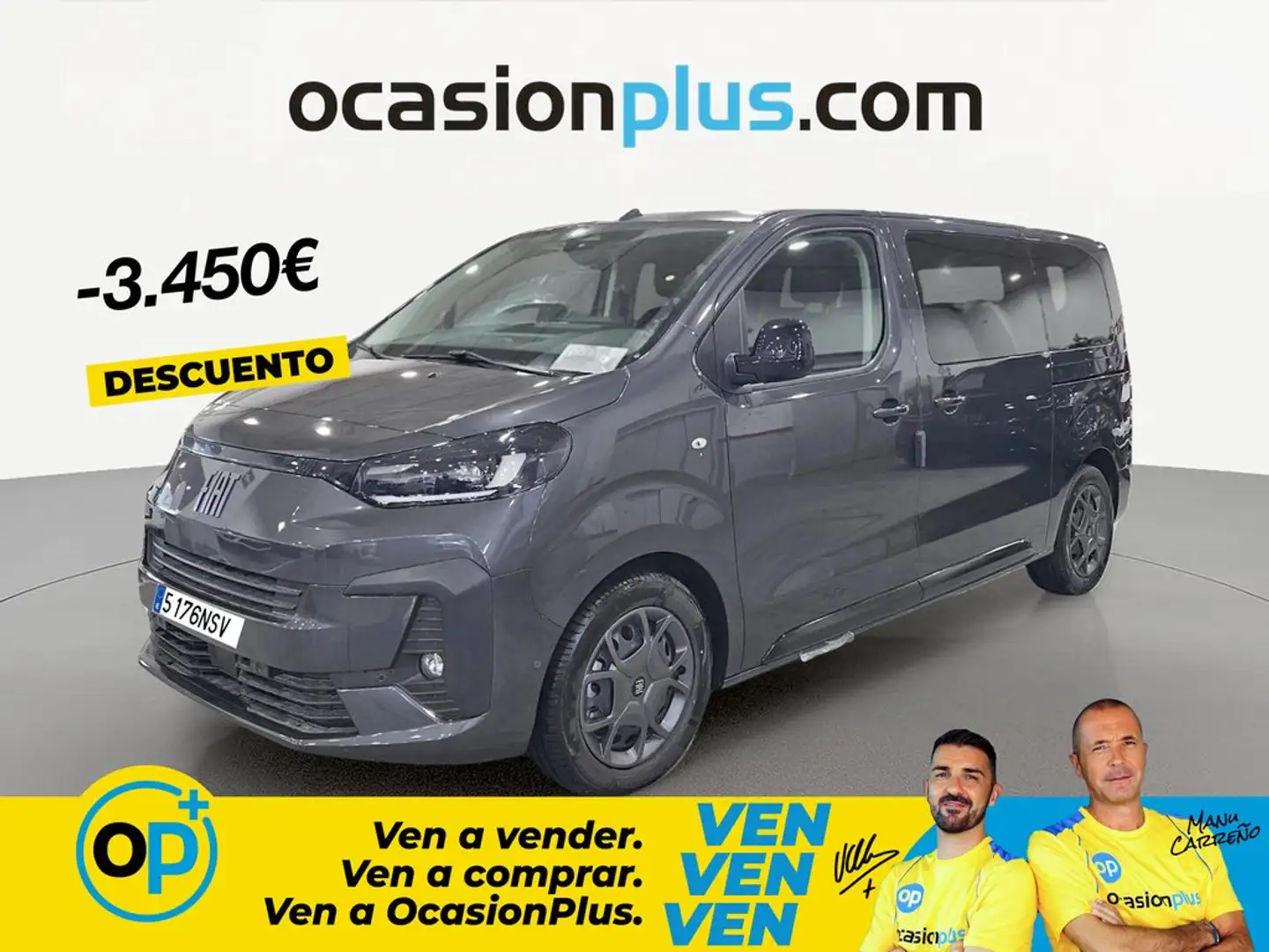 Fiat Ulysse M1 2.0.BlueHDI &S& Talla M Aut. 130KW Gris - 1