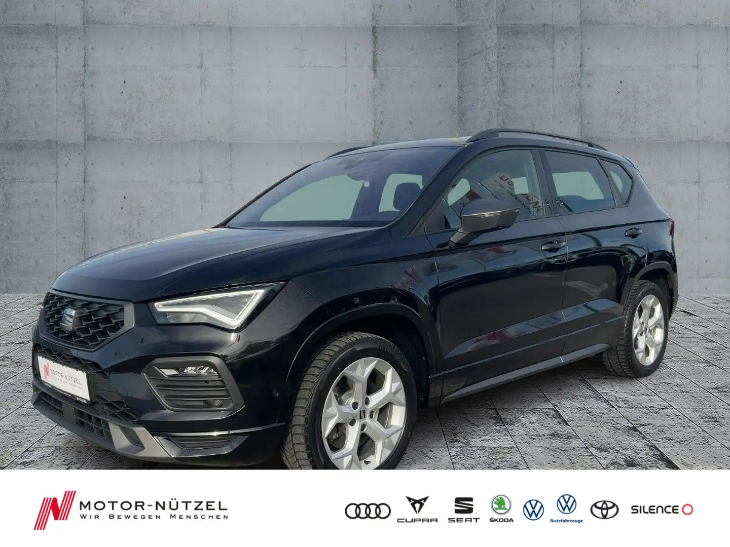 SEAT Ateca 2.0 TSI 4D FR-LINE 5JG+LED+AHK+PANO+BEATS Schwarz - 1