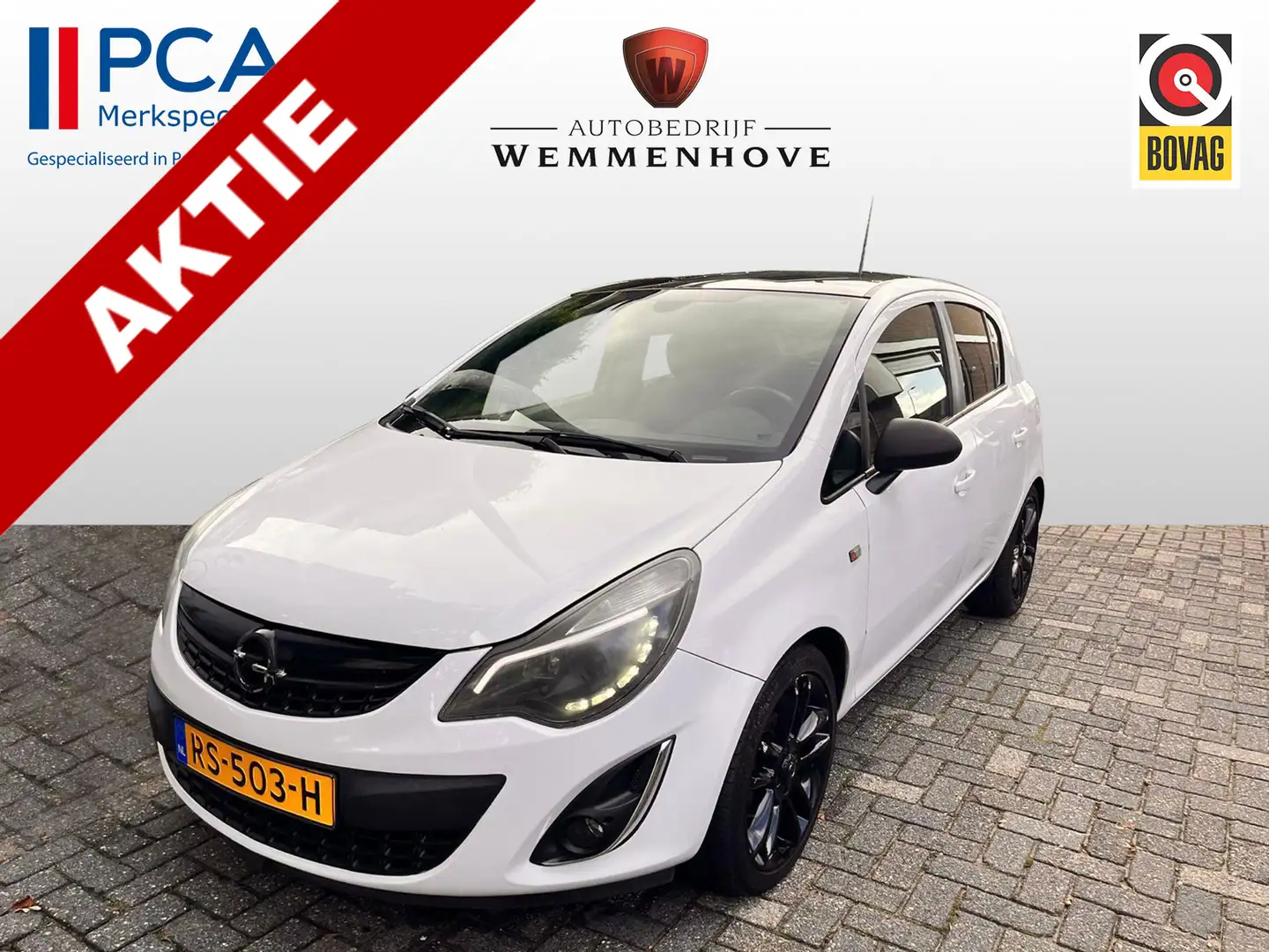 Opel Corsa 1.4-16V BlitZ Airco/Alu wielen/CV/El. ramen Wit - 1