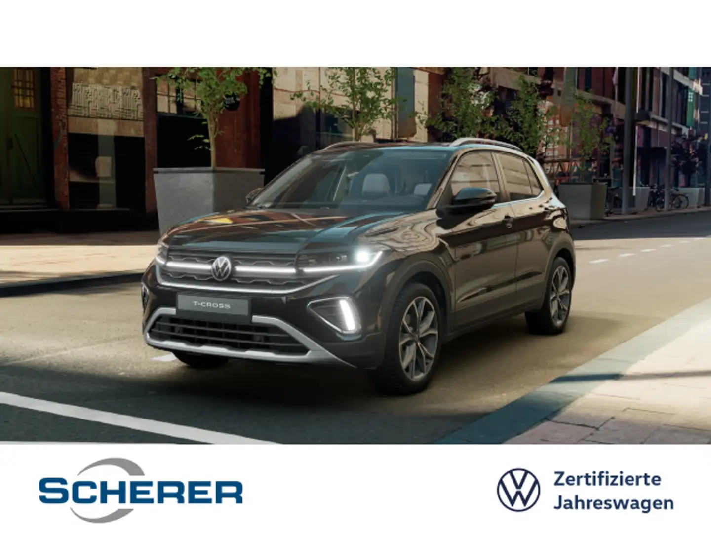 Volkswagen T-Cross 1.0 TSI DSG Style AHK+ACC+IQ+18"+Navi+Ap Noir - 1