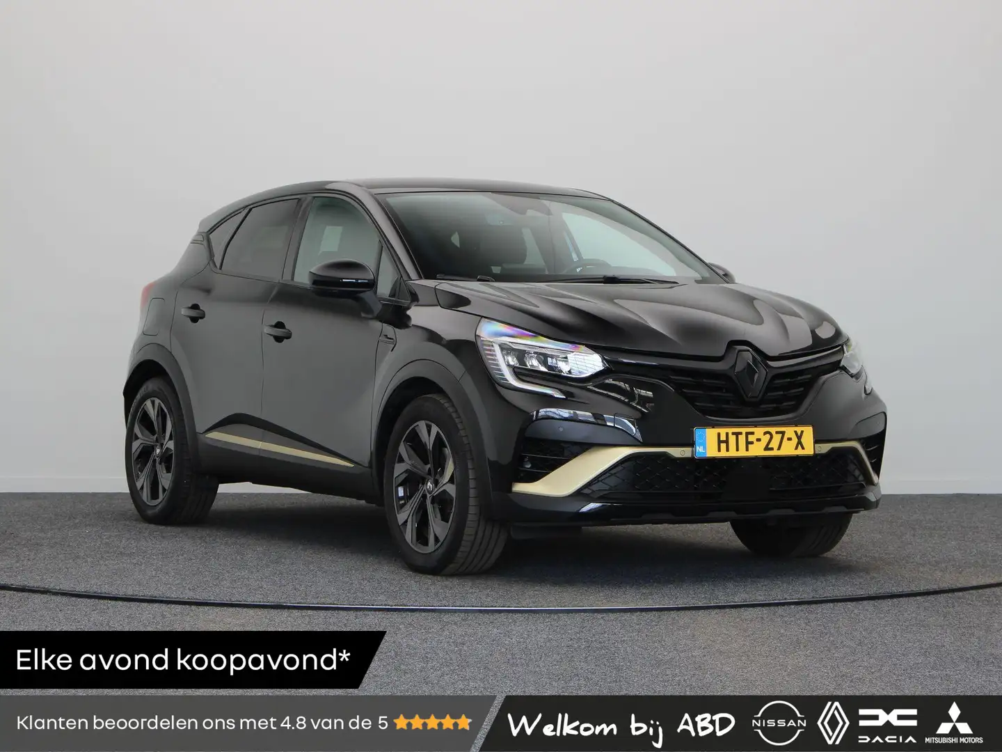 Renault Captur E-Tech full hybrid 145pk E-Tech engineered | Apple Zwart - 1