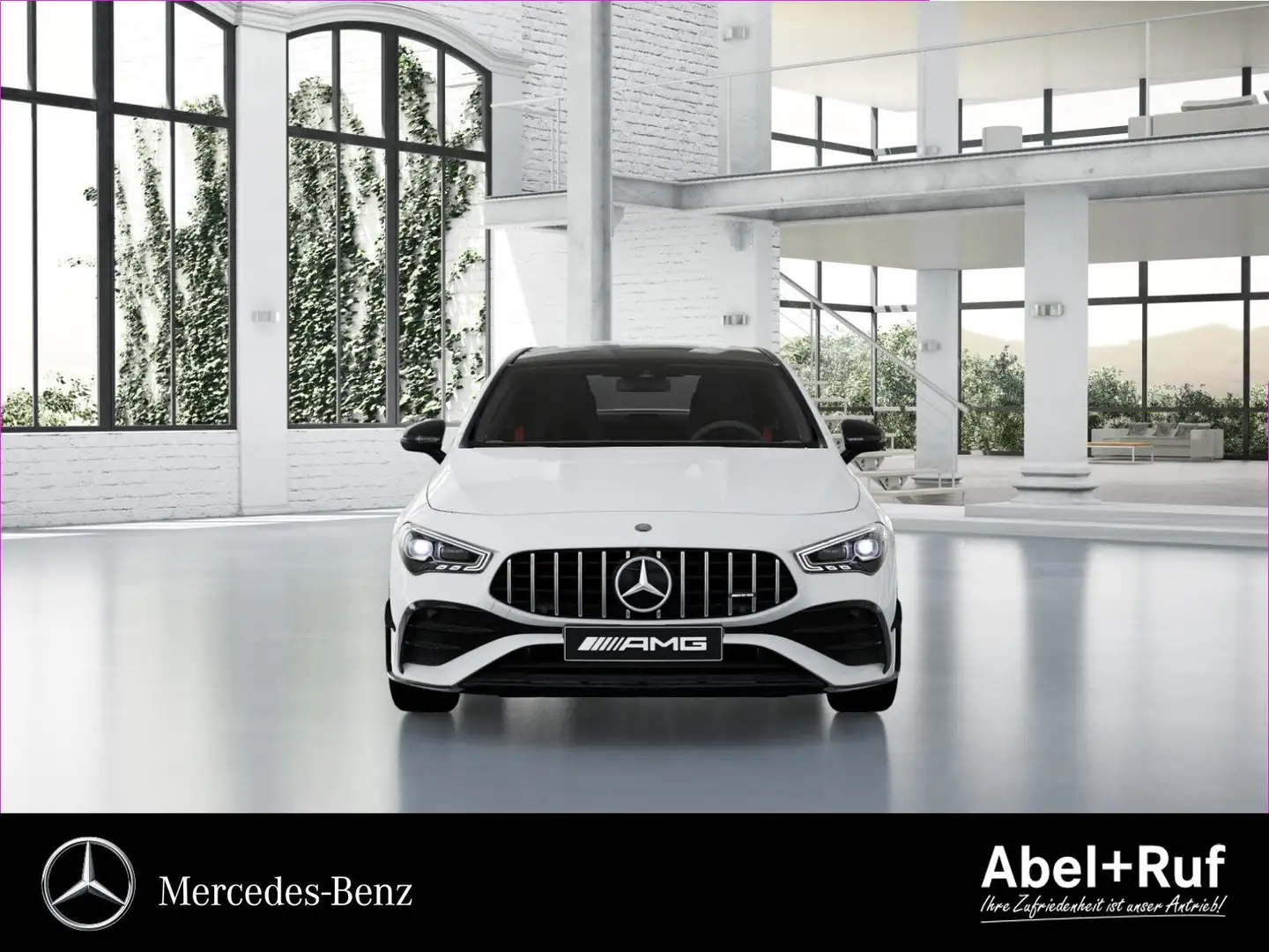 Mercedes-Benz CLA 35 AMG 4M Aero-Paket+HeadUp+NIGHT+Burm+Pano Weiß - 2