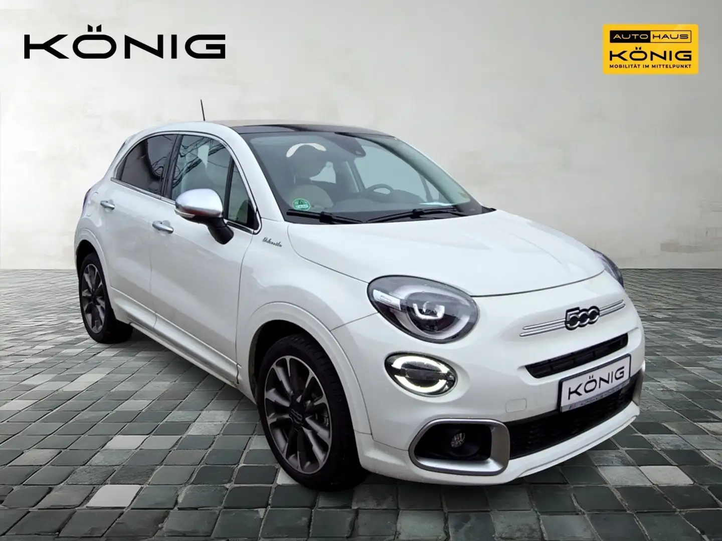 Fiat 500X Più Dolcevita Klima PDC Carplay Weiß - 2