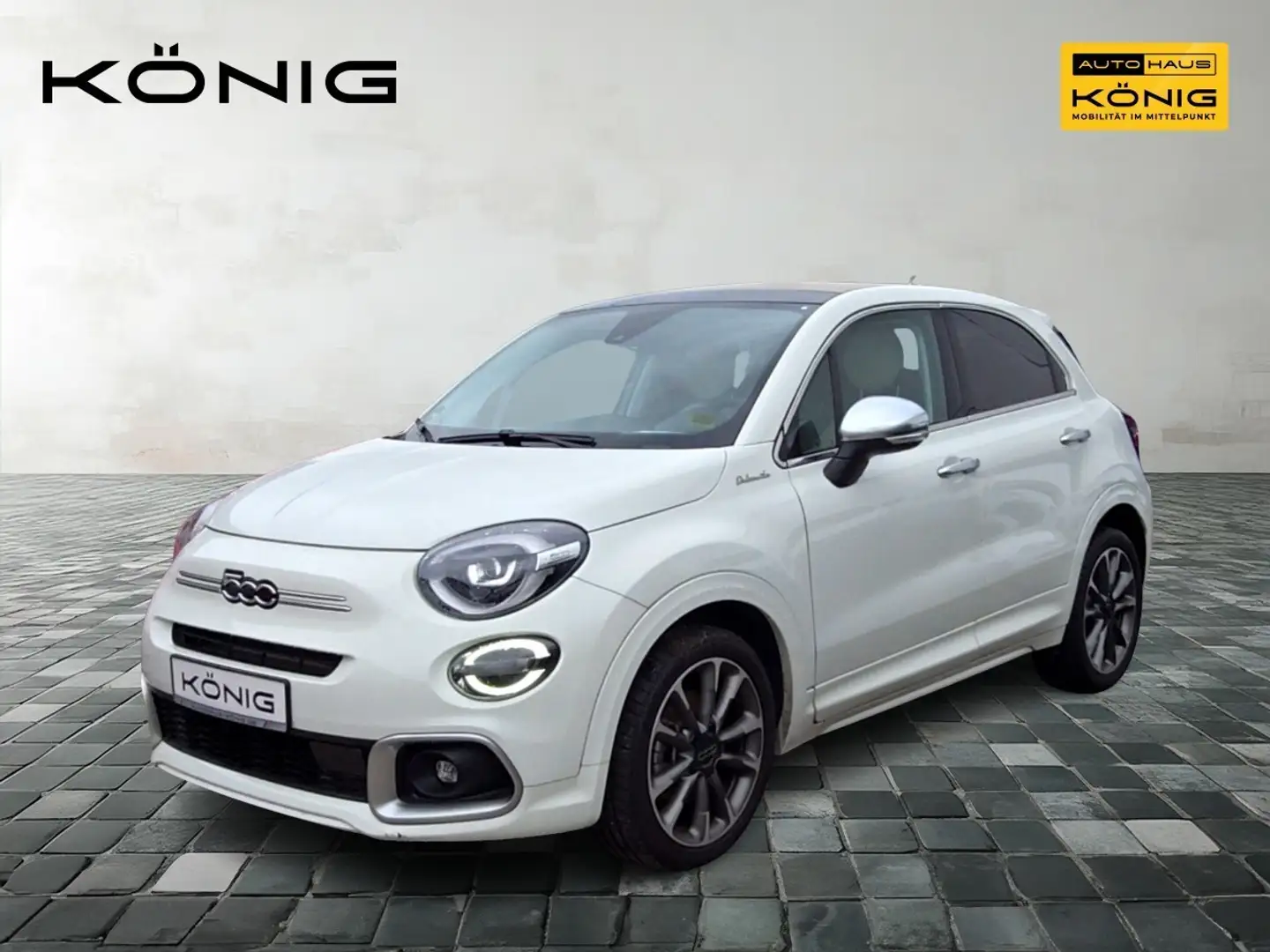 Fiat 500X Più Dolcevita Klima PDC Carplay Weiß - 1