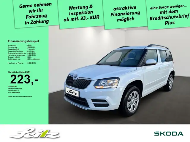 Skoda Yeti 1.4 TSI 4x4 Cool Edition *PARKSENSOR*SITZH*BLUETOO