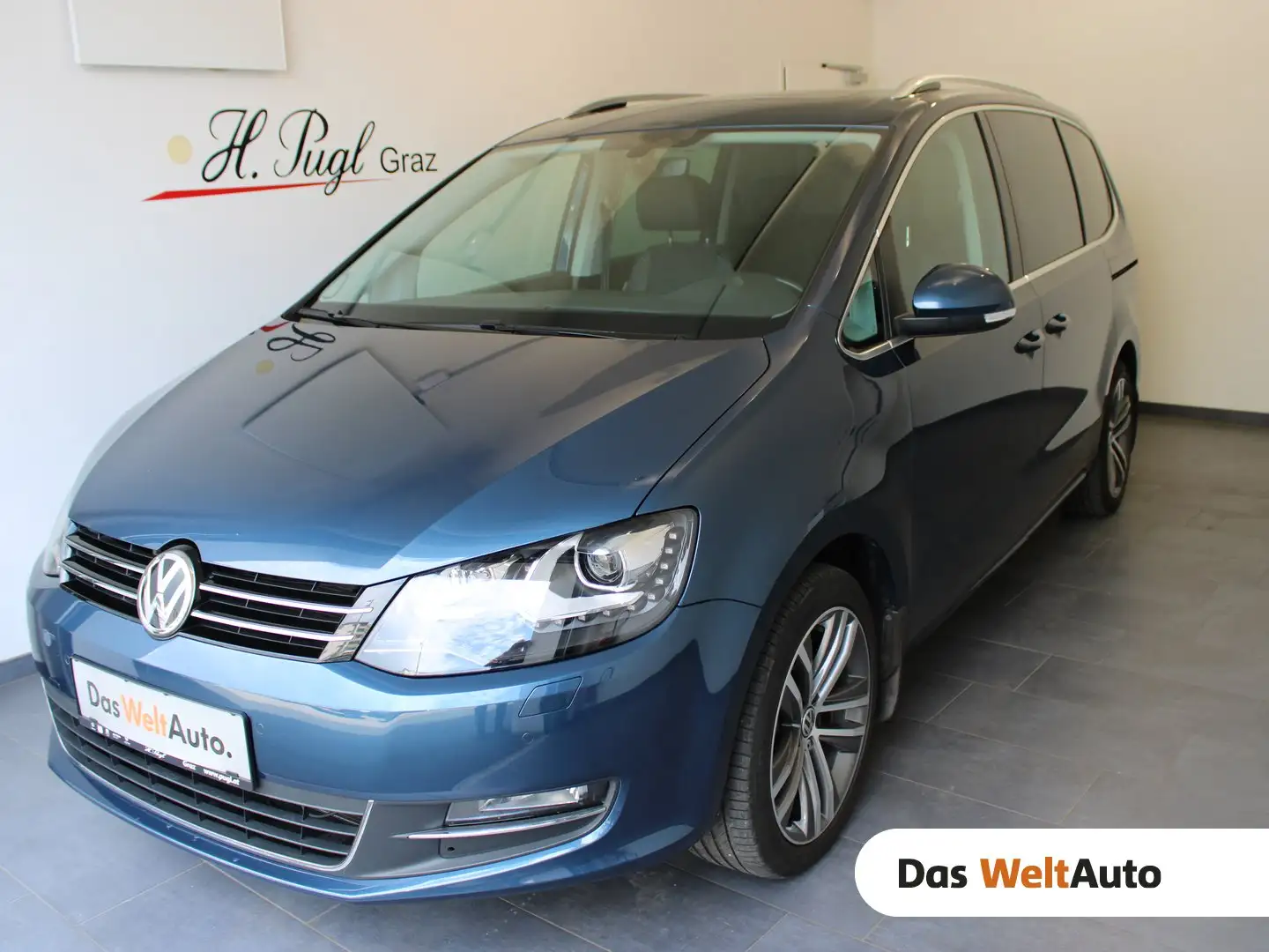 Volkswagen Sharan Highline TDI SCR 4MOTION DSG Blau - 1