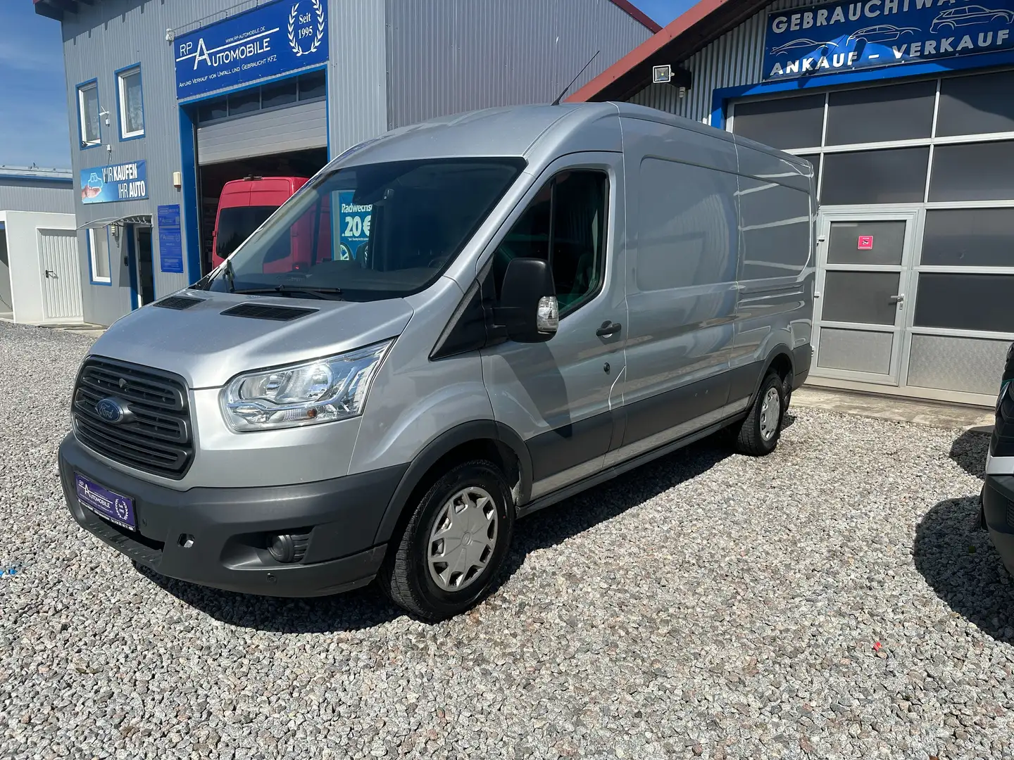 Ford Transit 350 L3 Trend 2.0 AHK PDC TEMPOMAT KLIMA Silber - 1