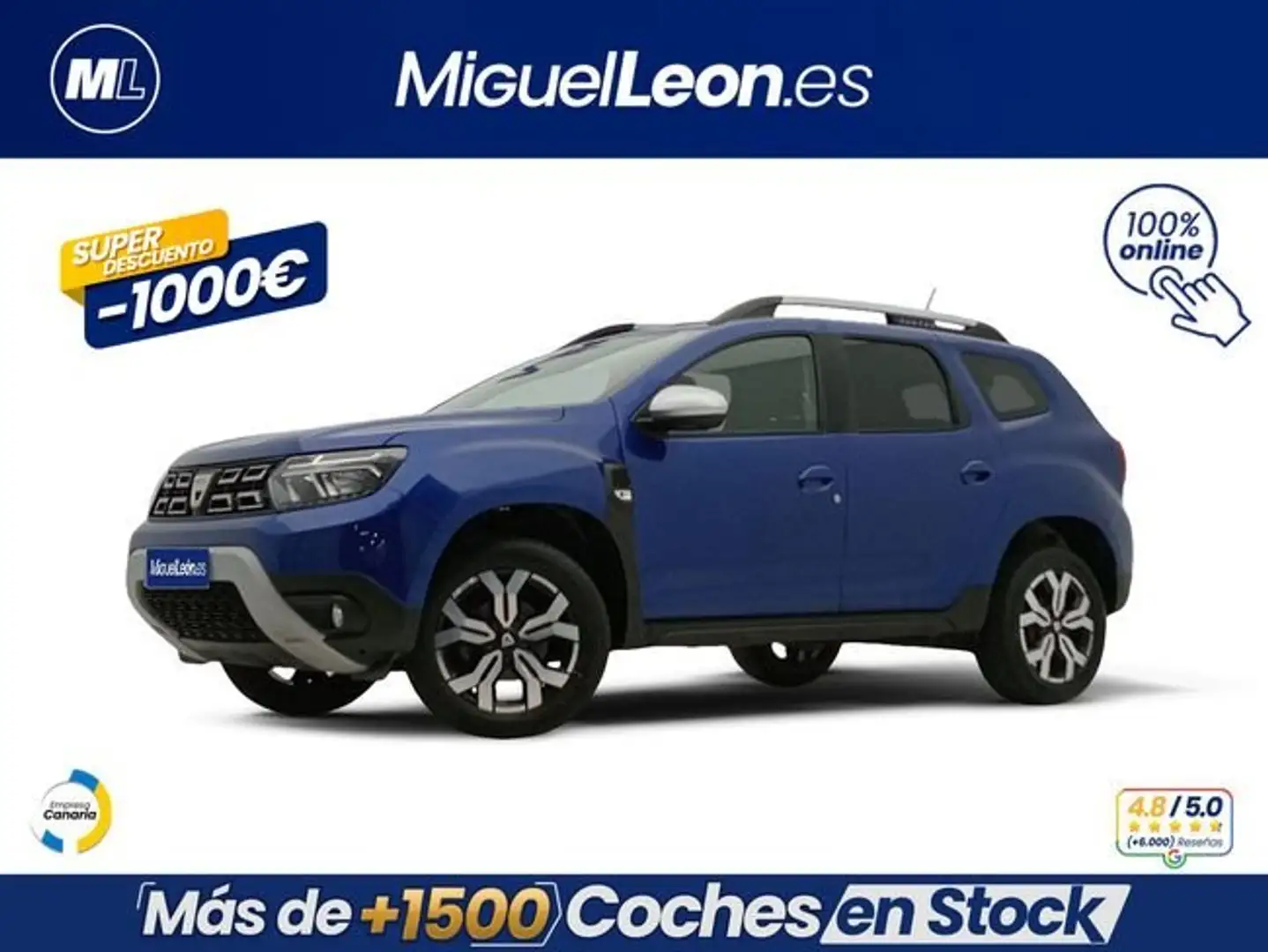 Dacia Duster 90CV 1.0 GLP Azul - 1
