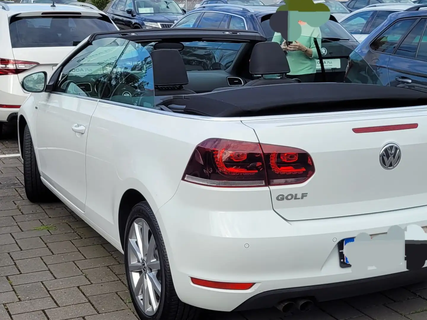 Volkswagen Golf Cabriolet Golf Cabrio 1.4 TSI Lounge Weiß - 1