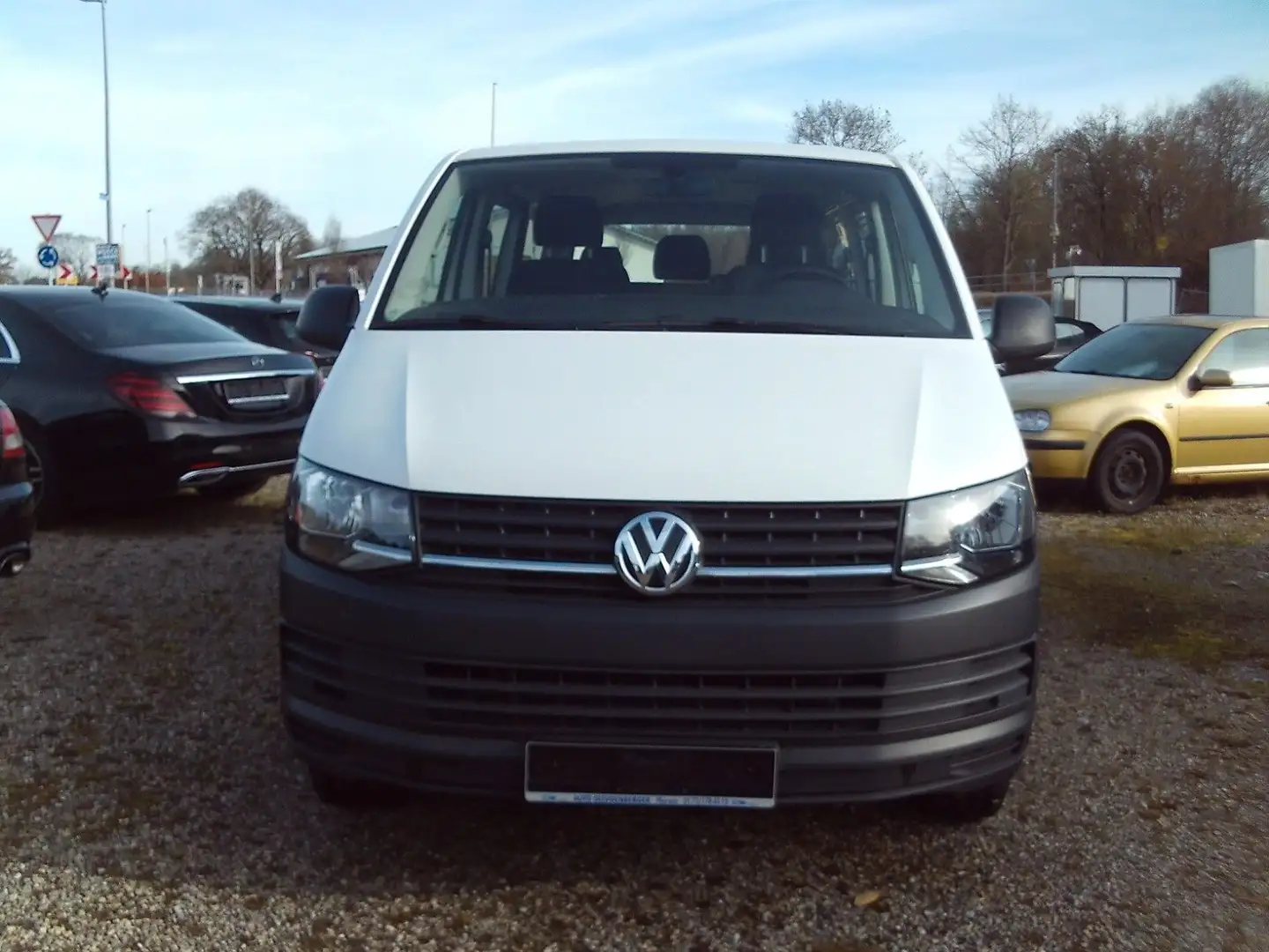 Volkswagen T6 Transporter Kombi lang 1.Hand 9.Sitzer Klima Blanc - 2