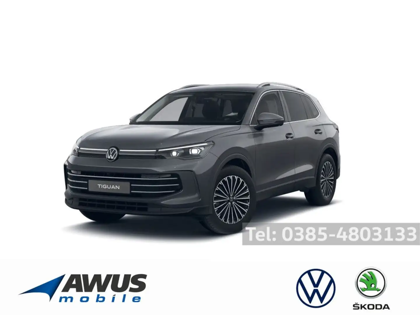 Volkswagen Tiguan 1.5eTSI DSG Elegance AHK Grau - 1