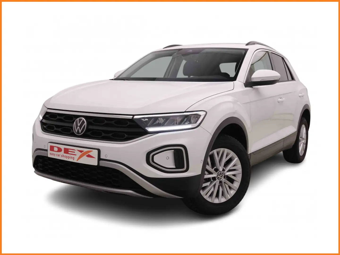 Volkswagen T-Roc 1.0 TSi 115 Edition + GPS + Heated Seats + Climatronic + LED Plus + ALU17 Zurich Blanc - 1