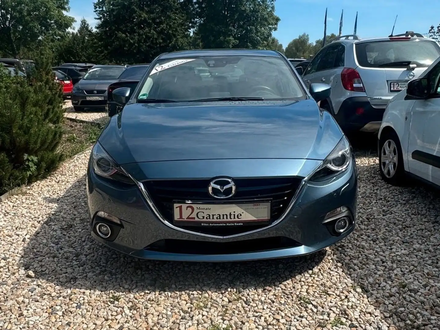 Mazda 3 Lim. Sports-Line*Led*HUD*SHZ*TÜV+Service Neu* Bleu - 2
