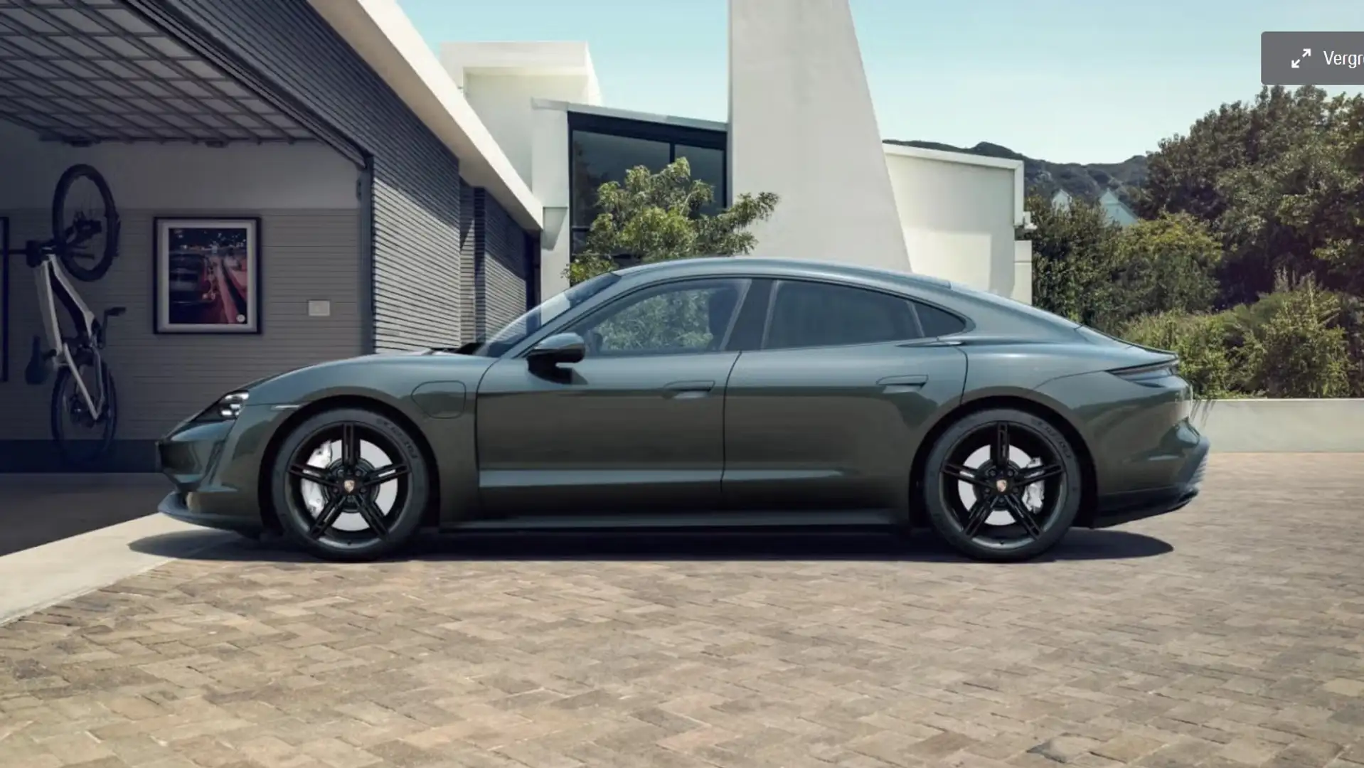 Porsche Taycan 93.4 kWh/Pano/BOSE/21"/ACC/Sport Chrono/PSCB/Top! Grijs - 2
