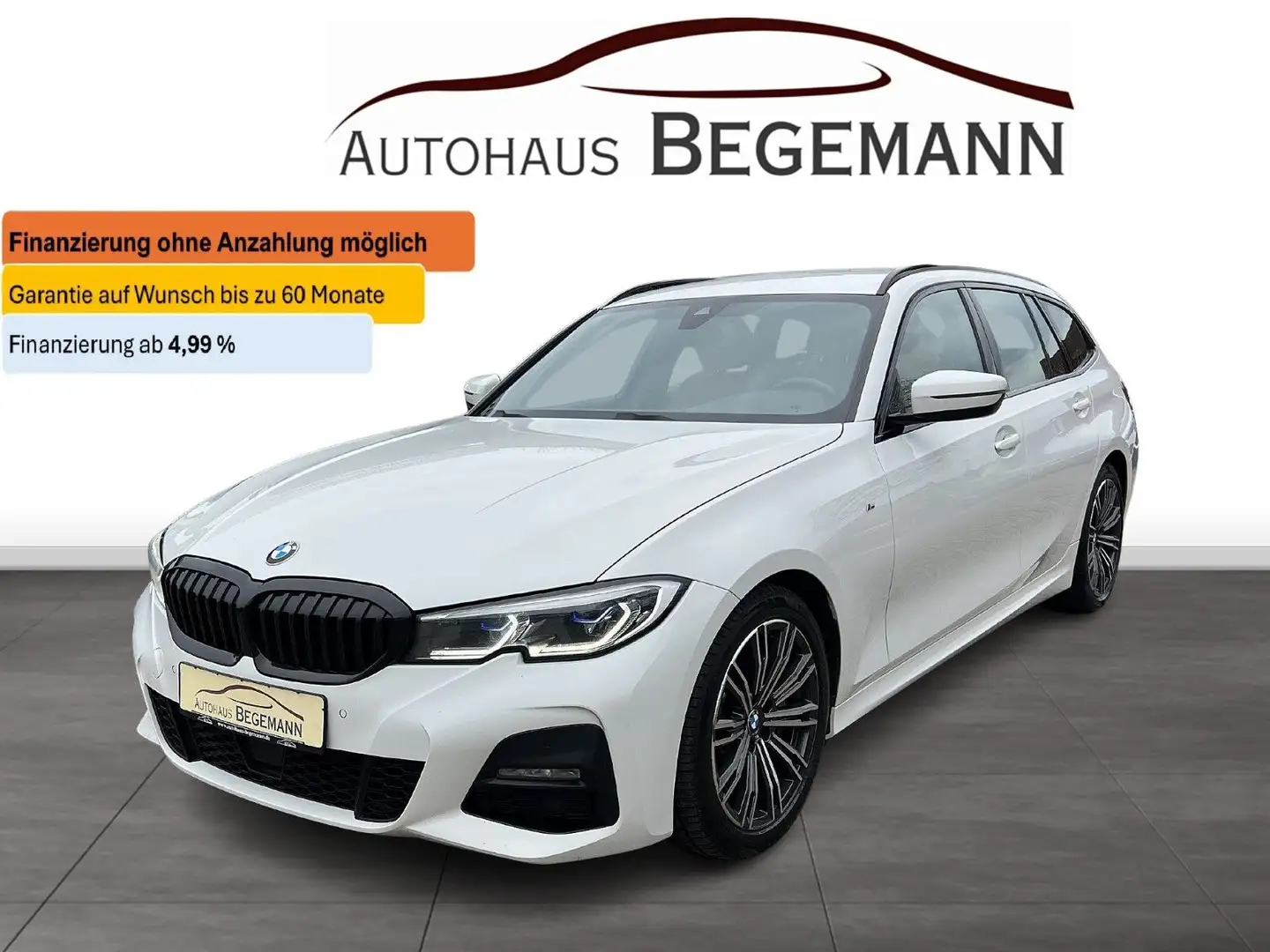 BMW 330 d T M Sport ACC Laser DA AdaptFwk Weiß - 1