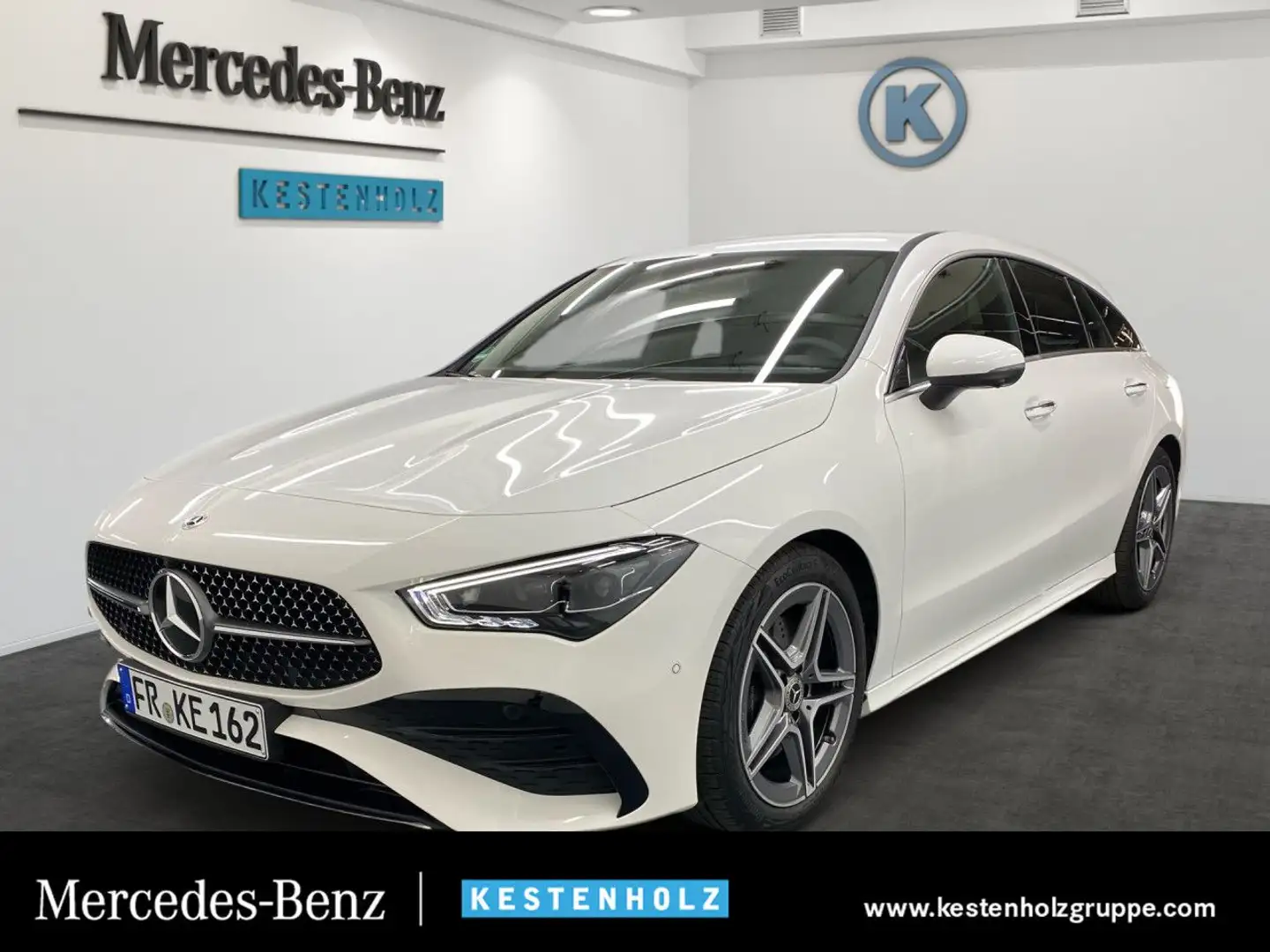 Mercedes-Benz CLA 200 Shooting Brake AMG+360°+AHK+HANDS-FREE Weiß - 1