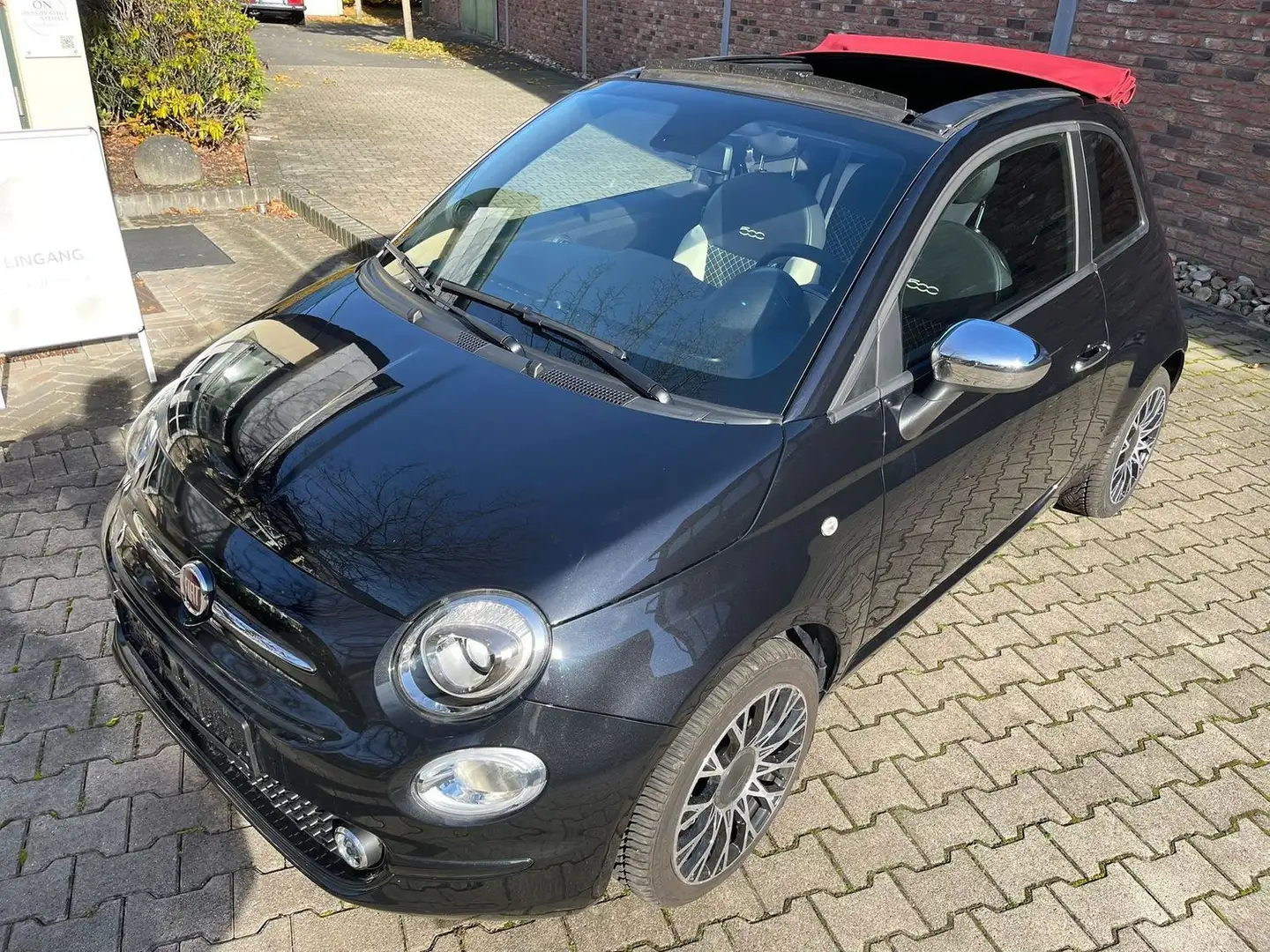 Fiat 500C C Apple Android PDC Multi Freispr Carbio Schwarz - 2