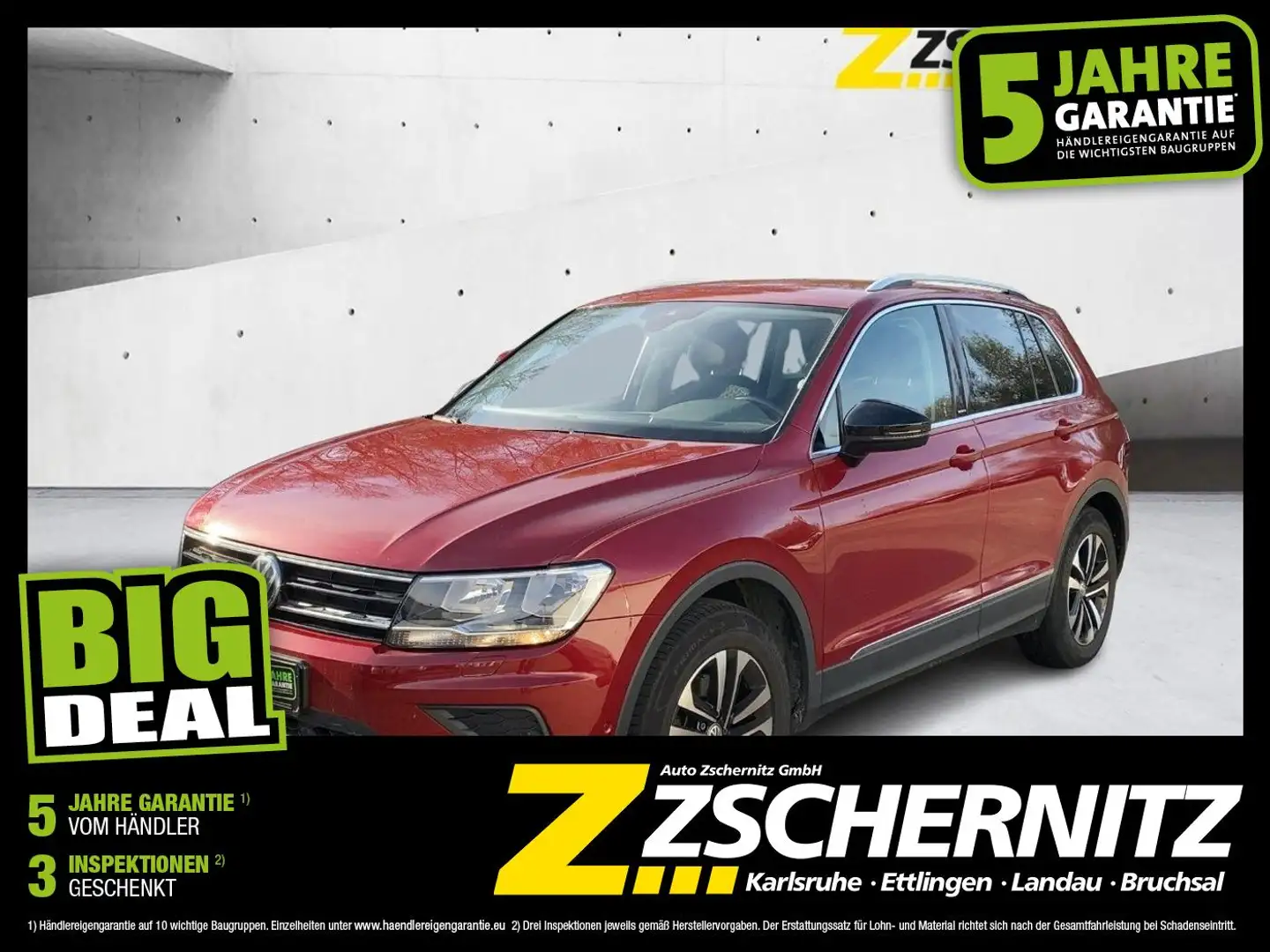 Volkswagen Tiguan 1.5 TSI BMT IQ.DRIVE ACC+Navi+SHZ+Kam.+LM Rot - 1