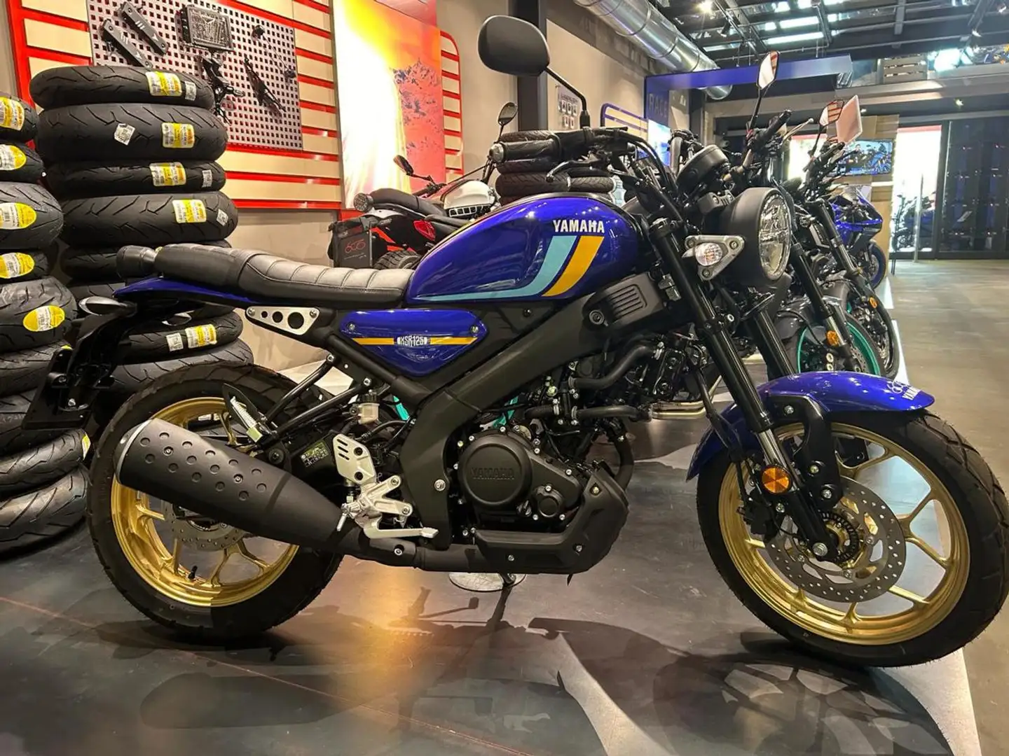 Yamaha XSR 700 XSR125 Mavi - 1