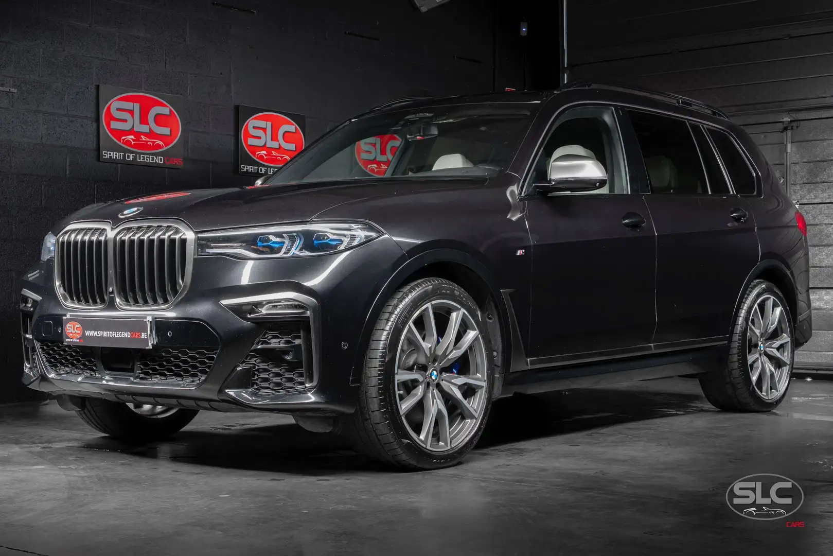 BMW X7 M M50i 6 seats/22\/B\u0026W/Laser/Pano/HD/... Noir - 1