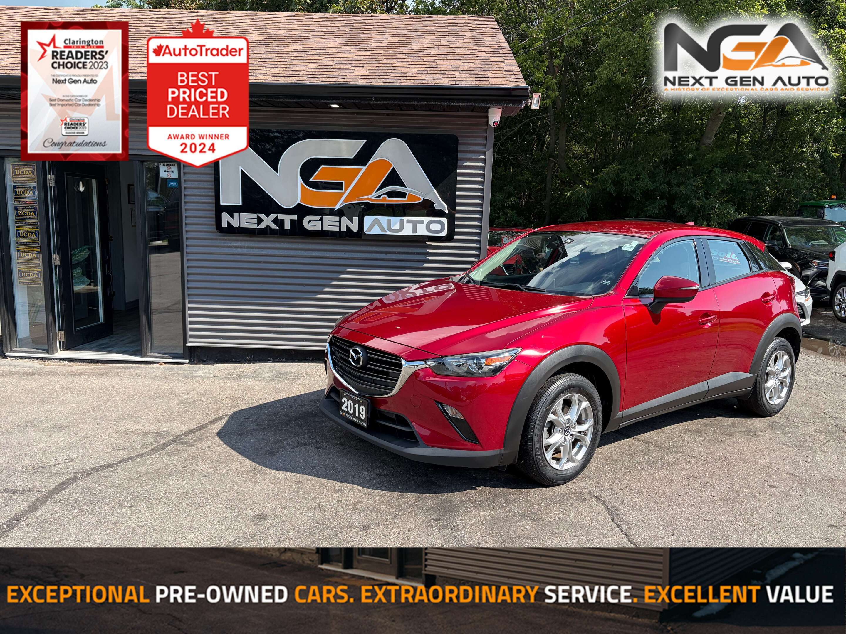 Red 2019 Mazda CX-3 SUV / Crossover  Automatic