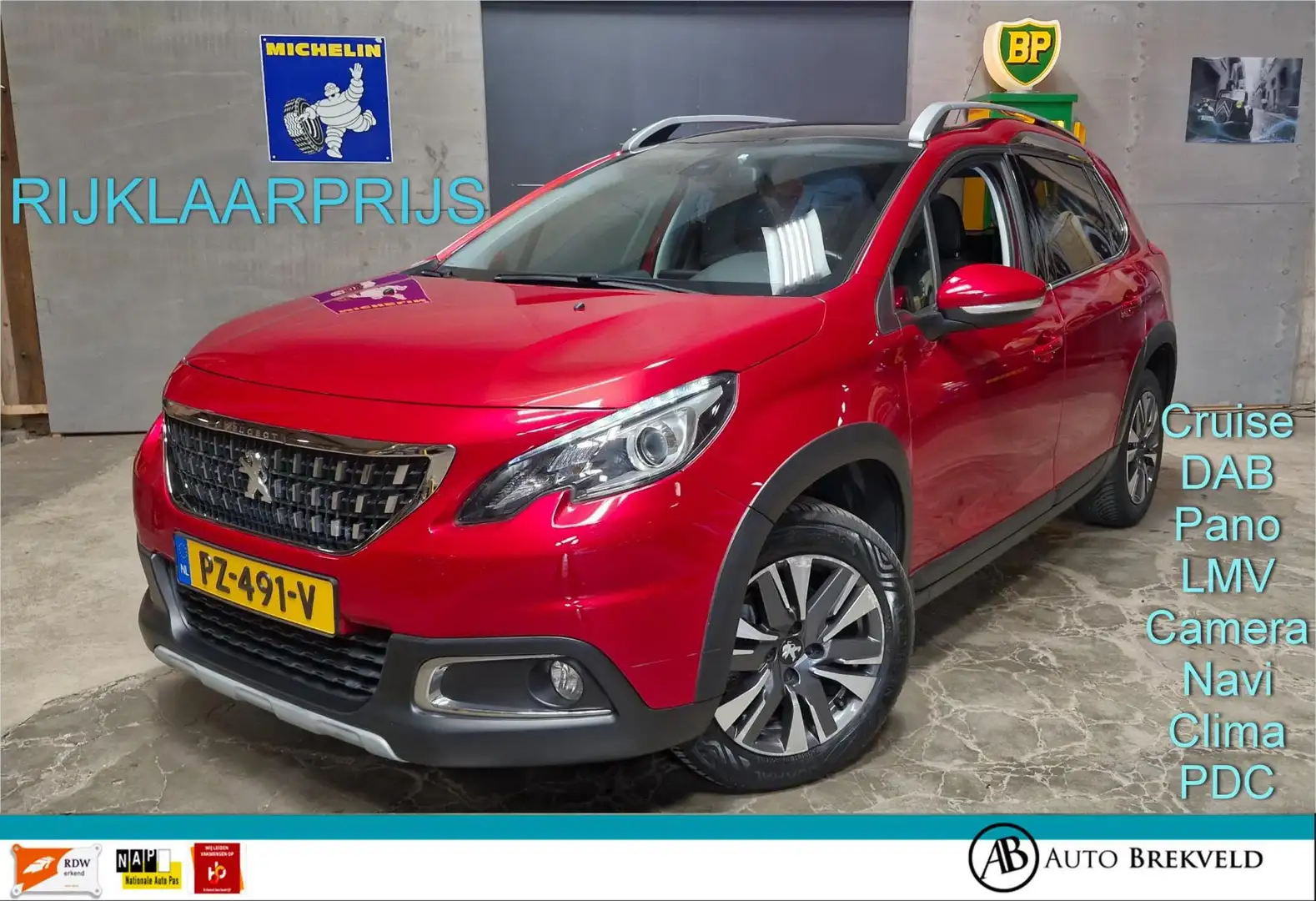 Peugeot 2008 1.2 PureTech GT-line 110PK | Rijklaar | Camera | D Rot - 1