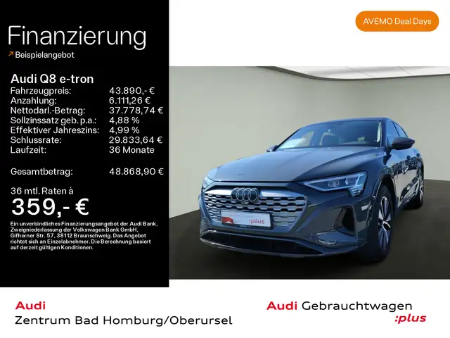 Audi Q8 e-tron Advanced 50 quattro*Navi*LED*Alu*AHK*P
