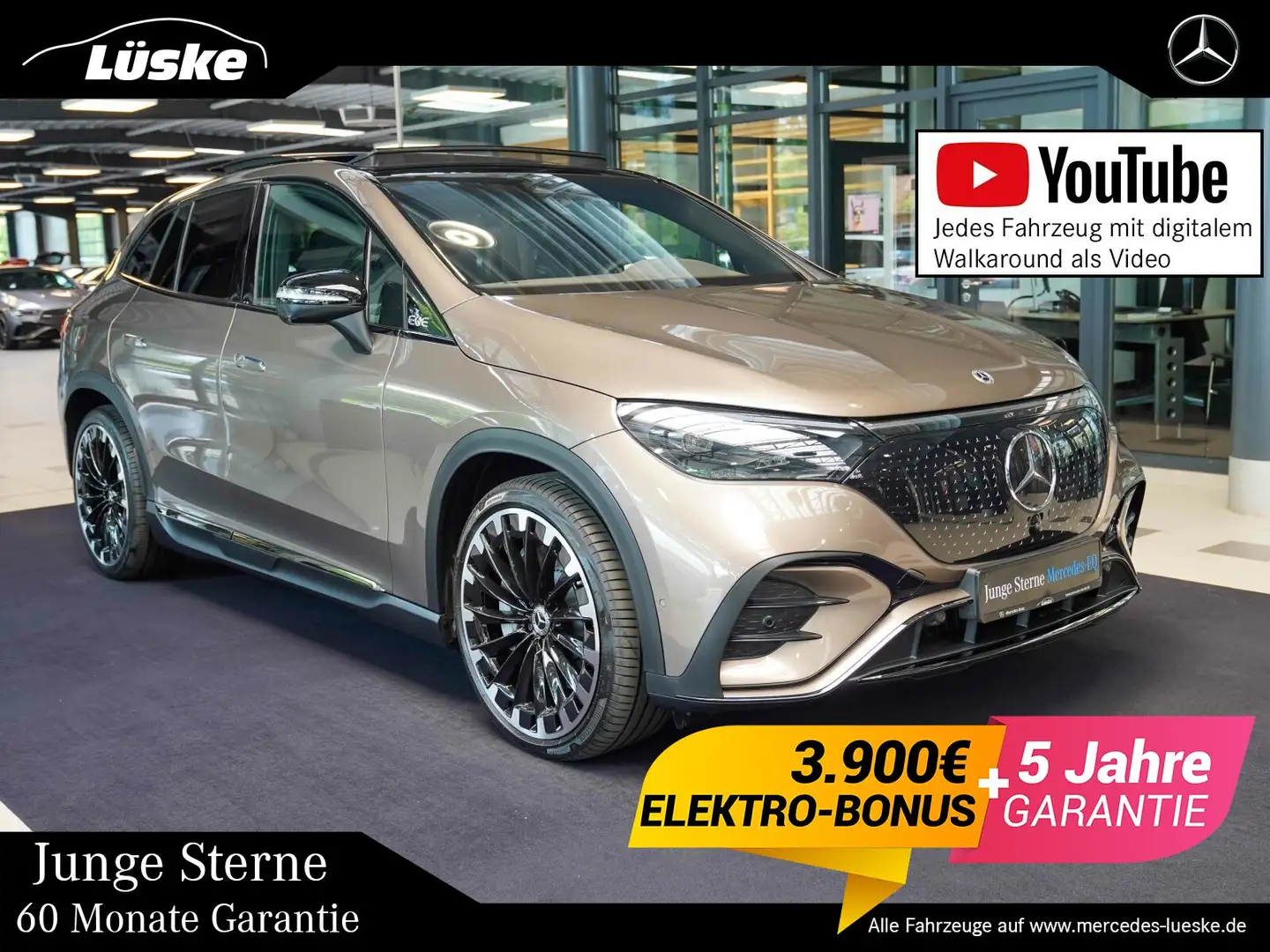 Mercedes-Benz EQE SUV EQE SUV 500 4M AMG Line Night Vielspeiche AIR Коричневий - 1