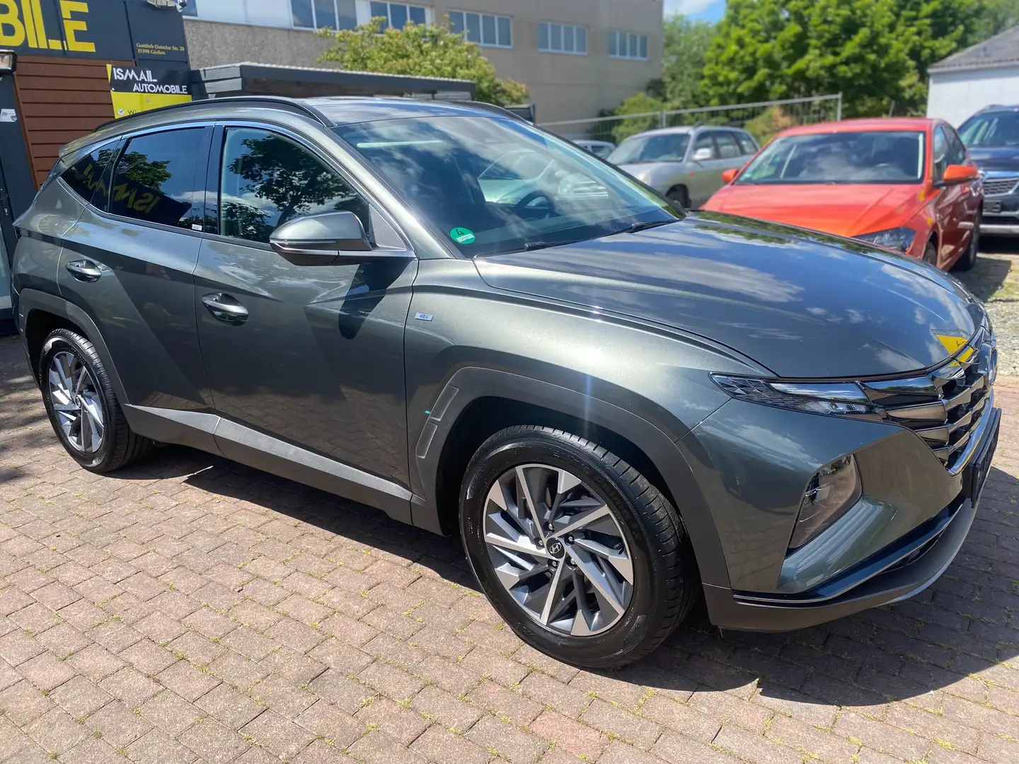 Hyundai TUCSON Mild-Hybrid/Automatik/1.Hand/Scheckheft/AHK/LED Grau - 1