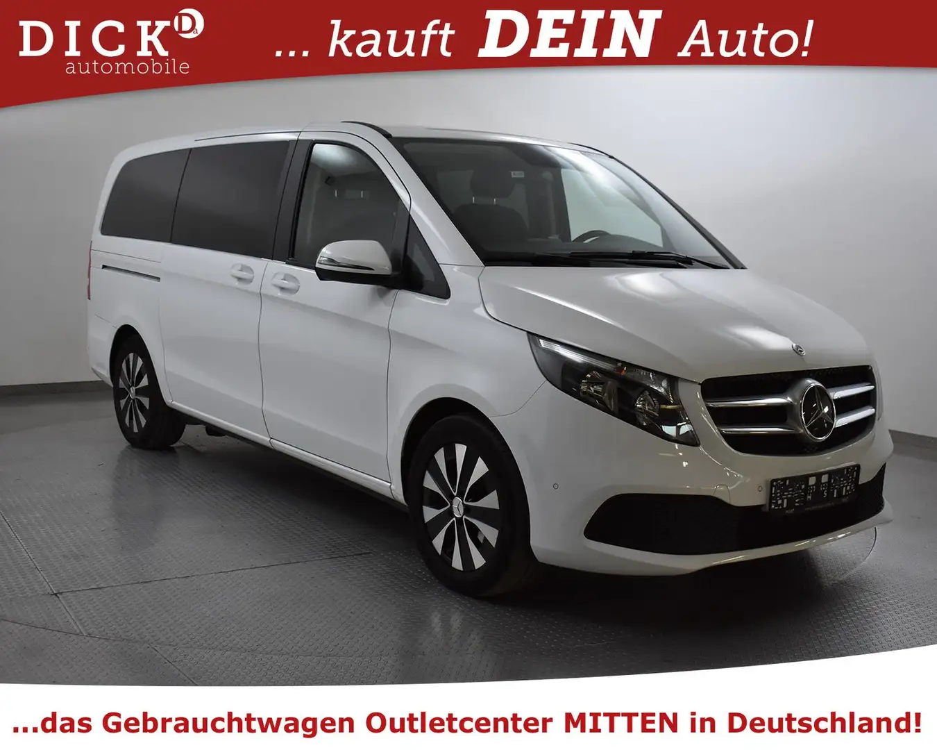 Mercedes-Benz V 250 d 9G Lang 6-SITZE+SITZHZ+PDC+DAB+TEMP+MFL Bílá - 2