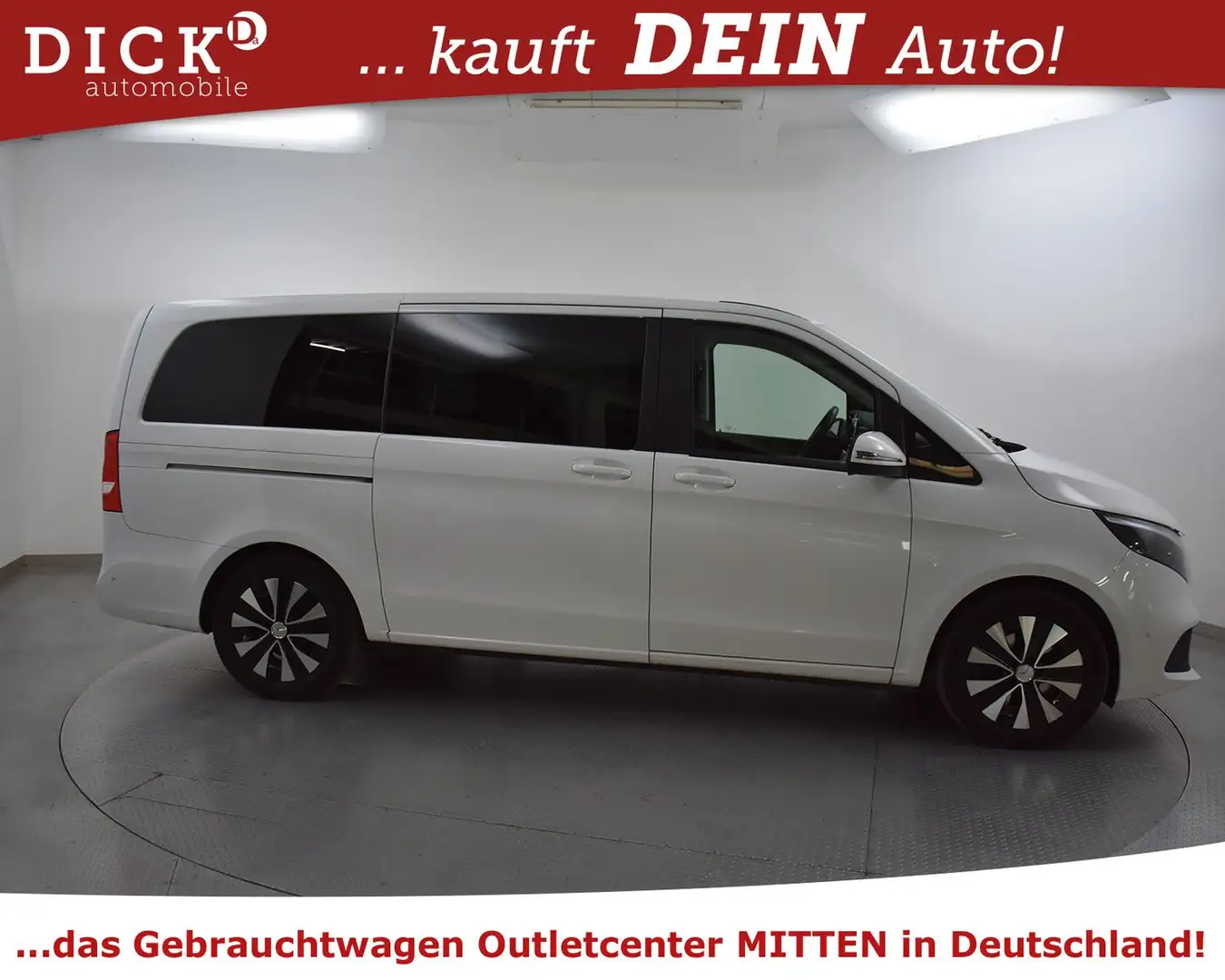 Mercedes-Benz V 250 d 9G Lang 6-SITZE+SITZHZ+PDC+DAB+TEMP+MFL Bílá - 1