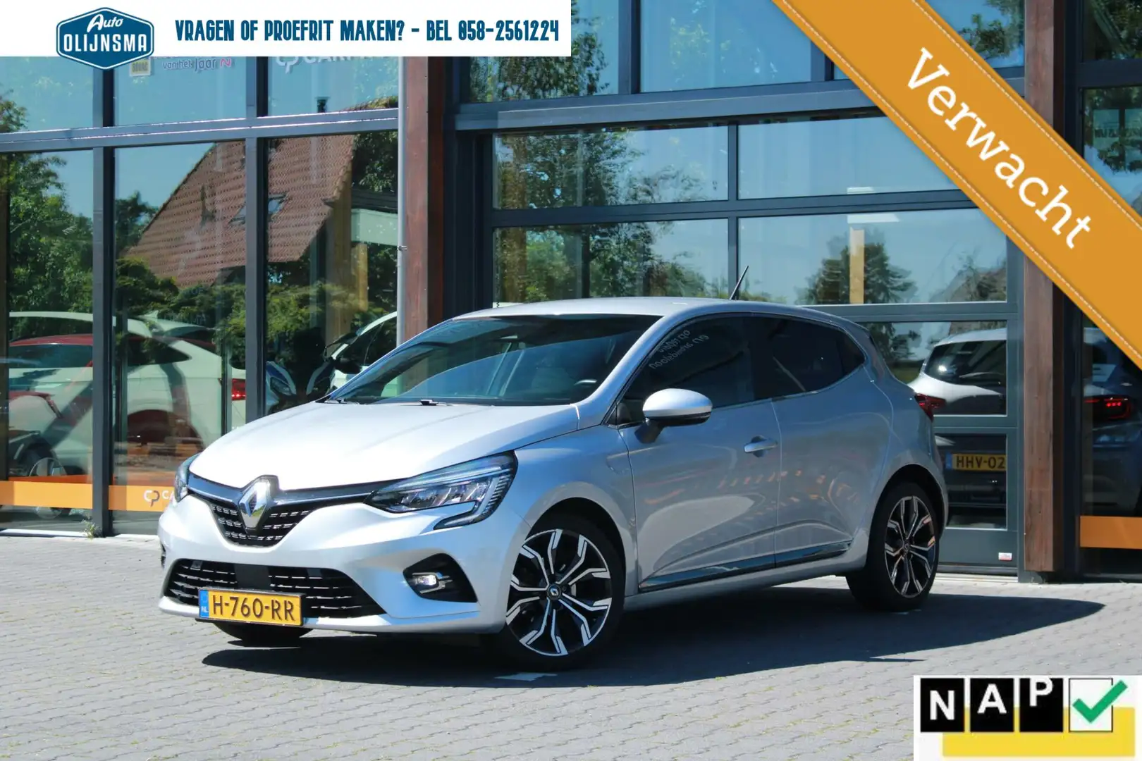 Renault Clio 1.0 TCe Bi-Fuel Intens|Camera|Trekhaak|Airco|NAP Grijs - 1