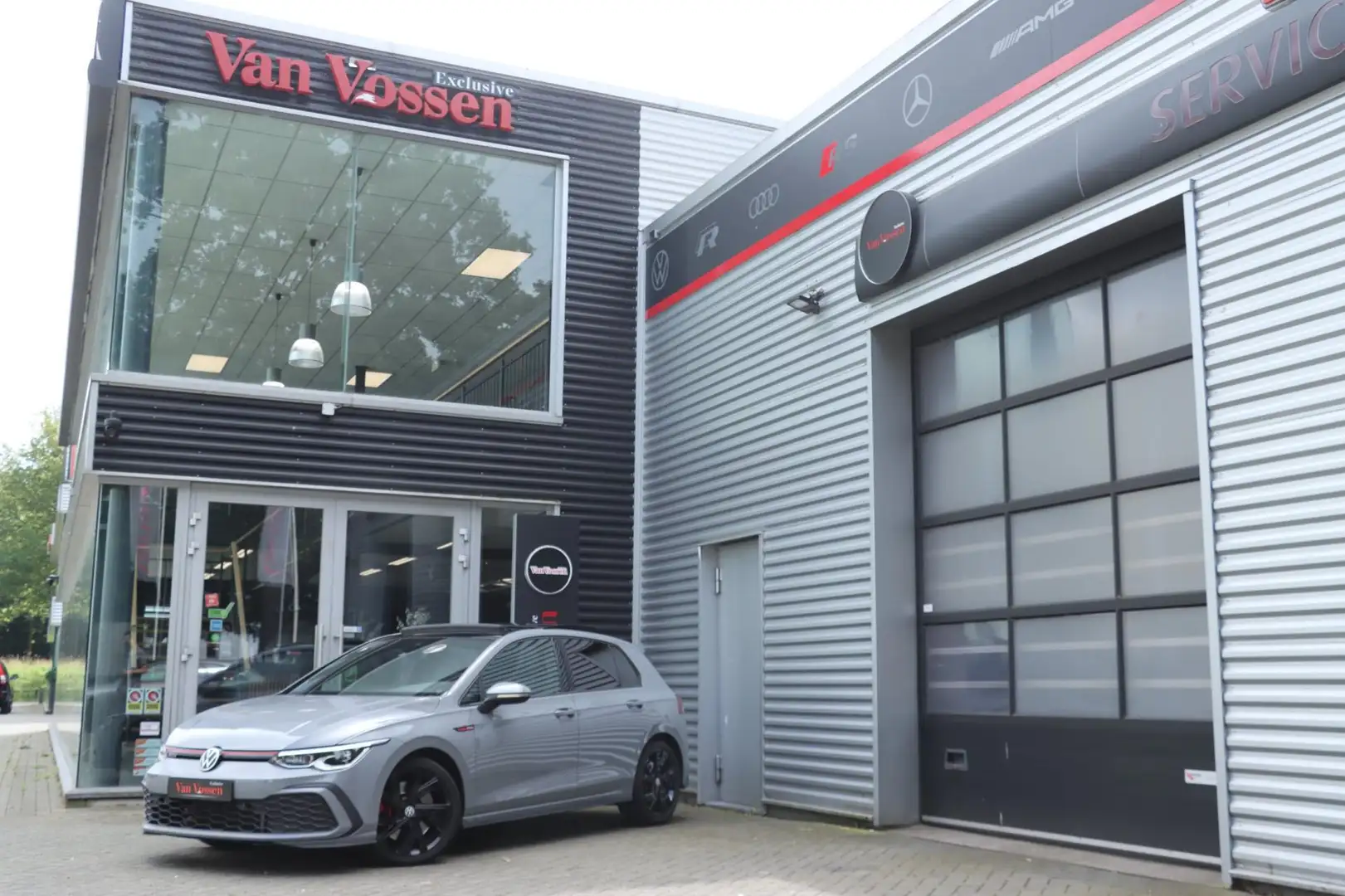 Volkswagen Golf GTI 2.0 TSI GTI|Black style|Pano|Carplay|Camera|Sfeer| Grijs - 2