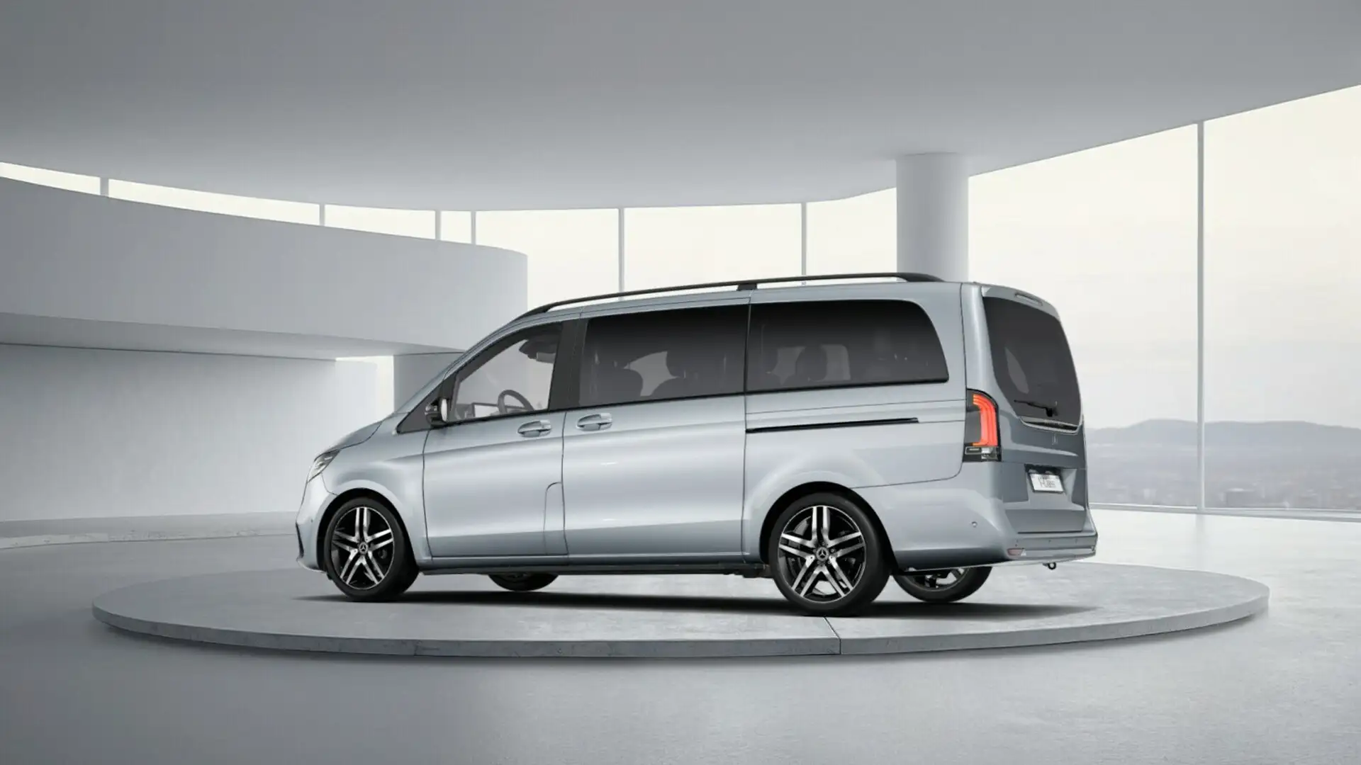 Mercedes-Benz V 300 V 300 d AVANTGARDE L NIGHT+BURM+EL.TÜREN+DISTRO Silber - 2