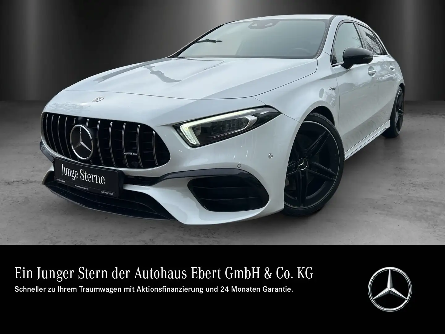 Mercedes-Benz A 45 AMG A45 AMG Night DISTRO HighEndMBUX Hifi MLED KeyGo Weiß - 1