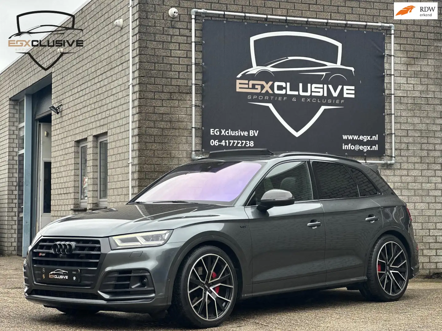 Audi SQ5 ABT 426PK Quattro Pro Line Plus Pano/Carbon/Massag Grijs - 1