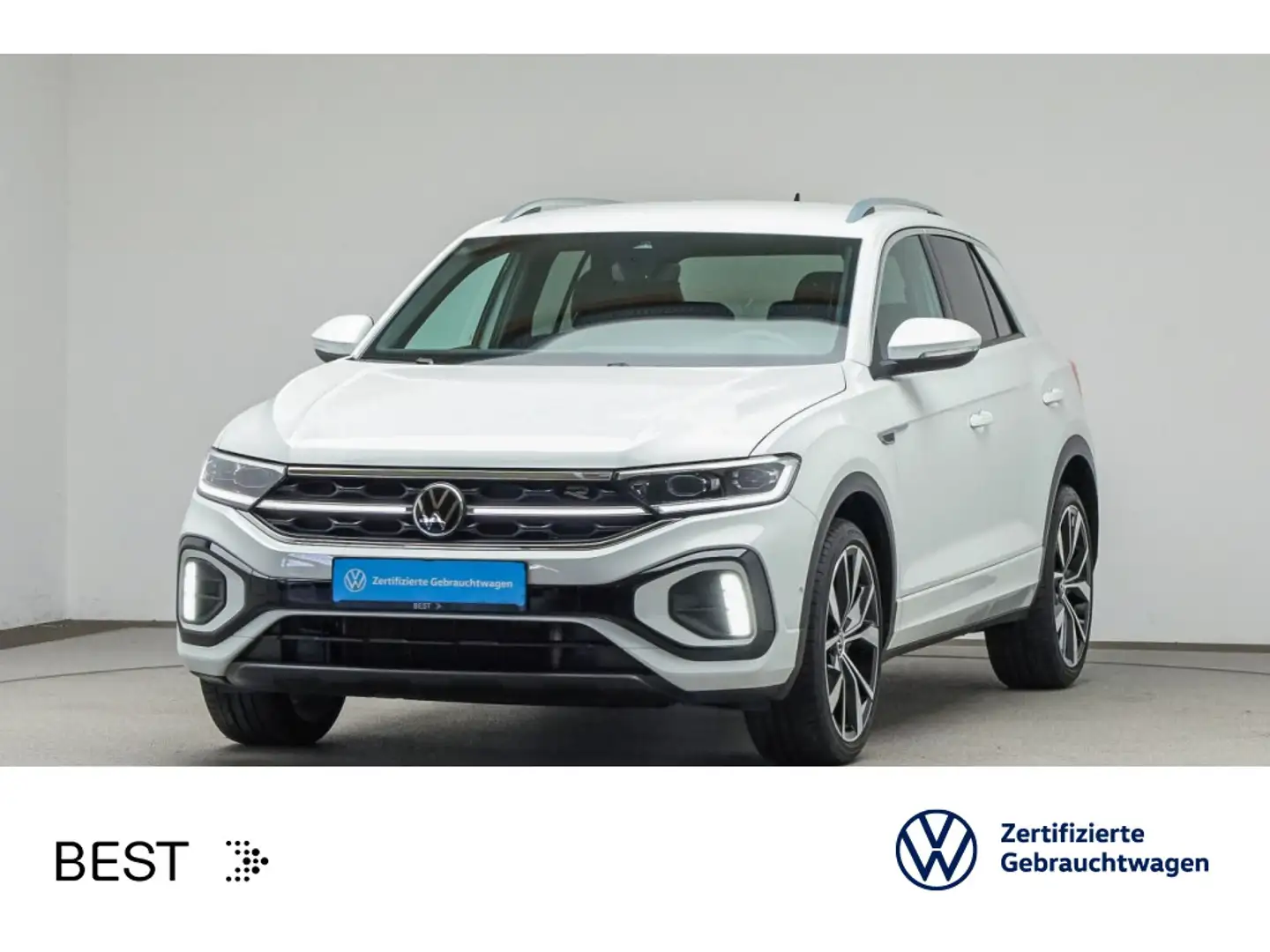 Volkswagen T-Roc 2.0 TDI DSG R-LINE*IQ.LIGHT*AHK*DIGITAL*NA Weiß - 1