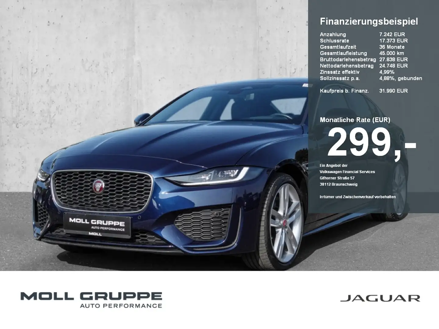 Jaguar XE P300 R-Dynamic SE AWD Sthz. Head UP LED Albastru - 1