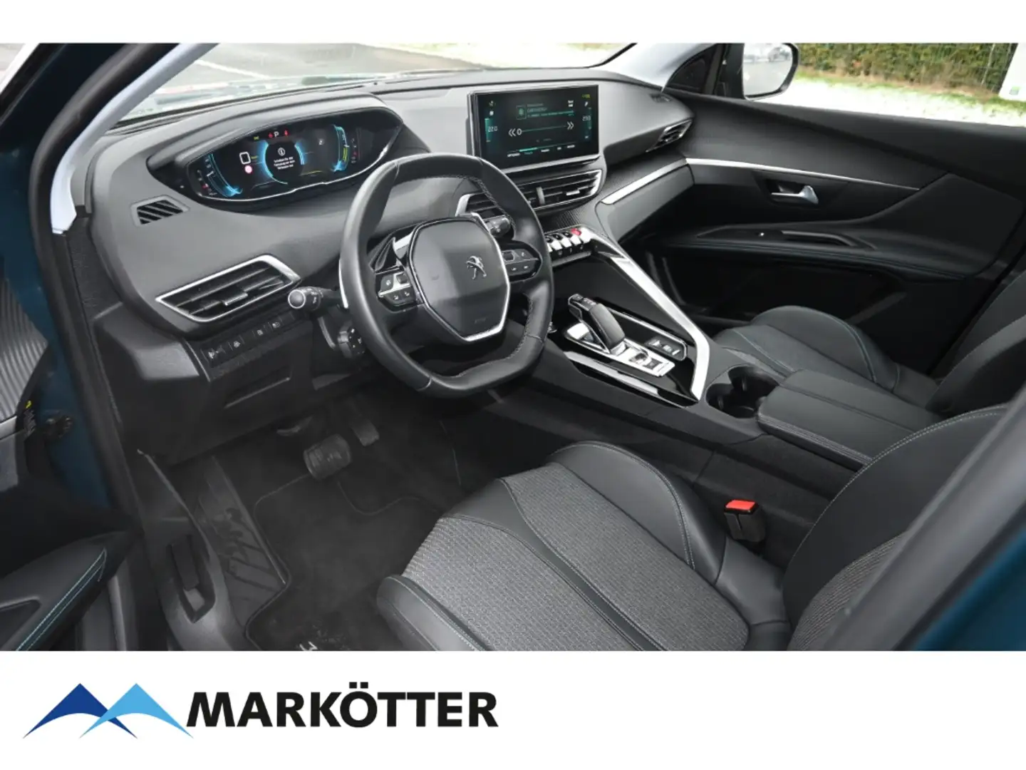 Peugeot 3008 225 Hybrid Allure/Navi/ECO-LED/SitzH/AHK Blau - 2