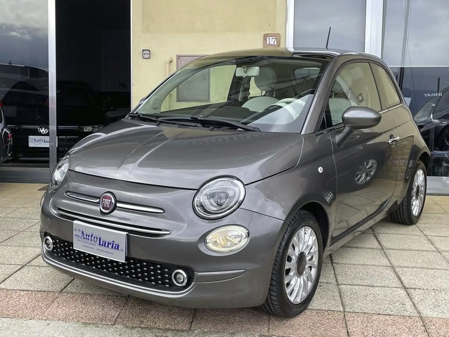 Fiat 500 1.3 Mjt 95cv my18 Lounge Uconnect-Tetto panoramico Grigio - 1