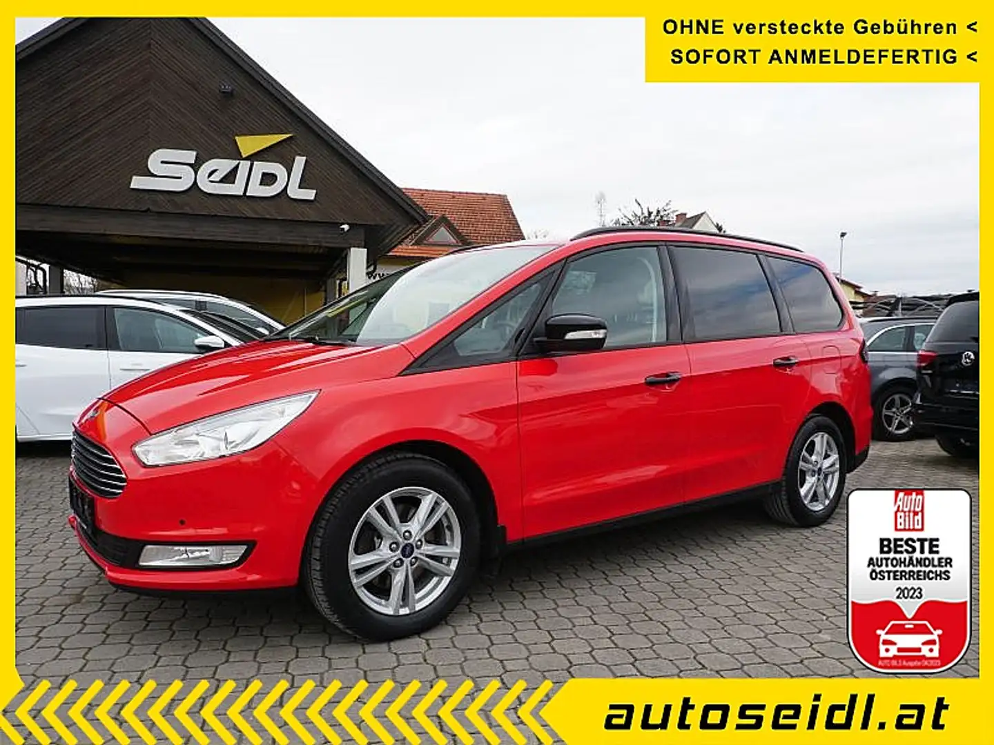 Ford Galaxy 2,0 EcoBlue SCR Business *NAVI* Roşu - 1