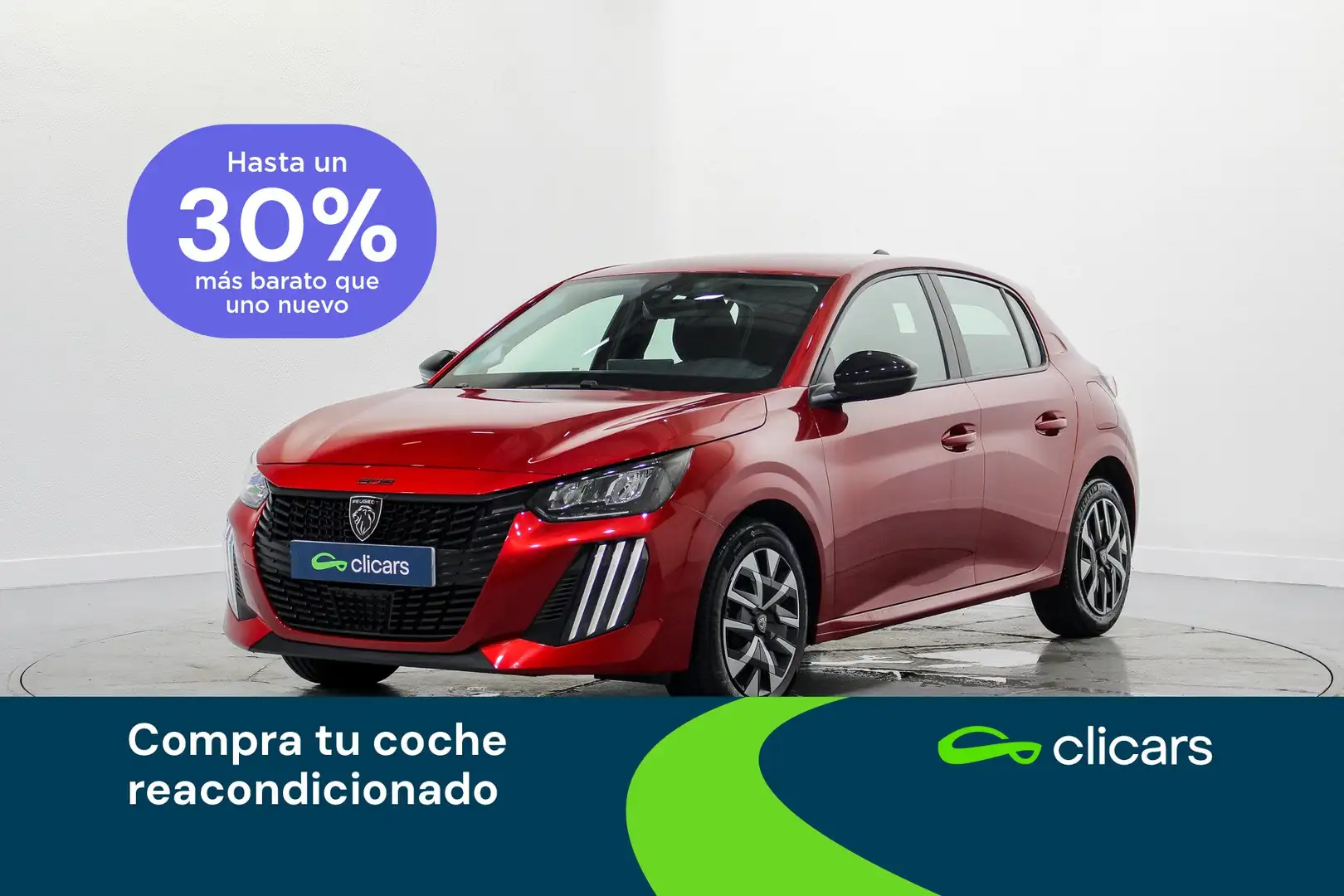 Peugeot 208 1.2 Puretech S&S Active 100 Rojo - 1