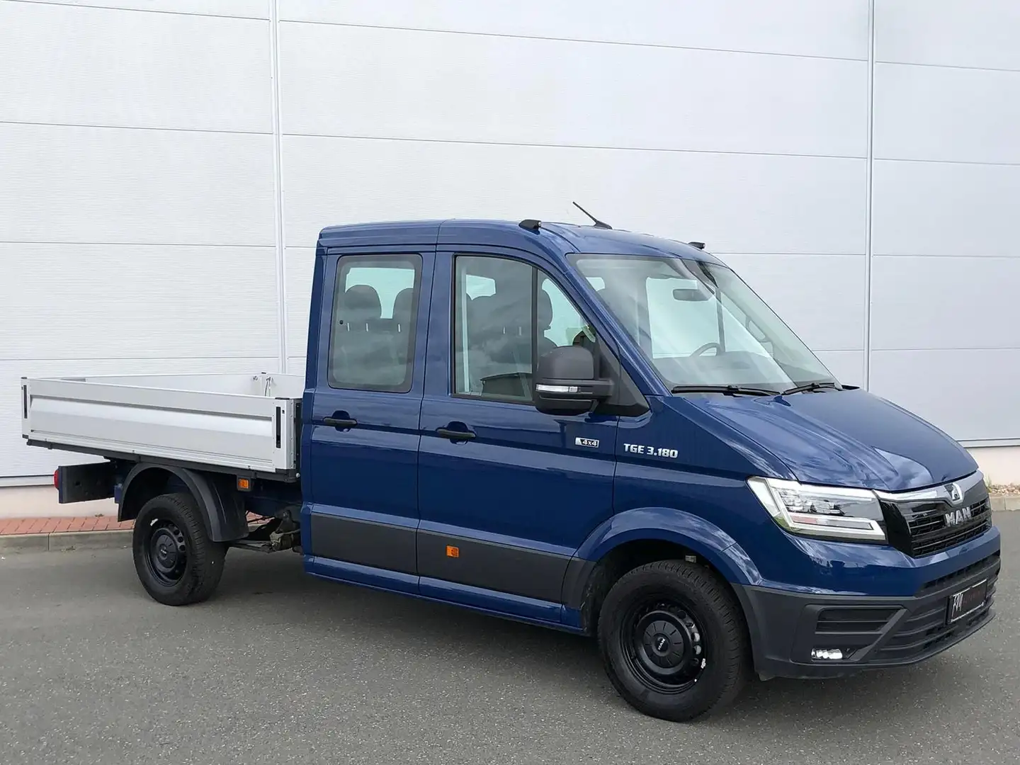 MAN TGE 3.180 Pritsche DOKA MR 4x4 LED TEMPOMAT Bleu - 2