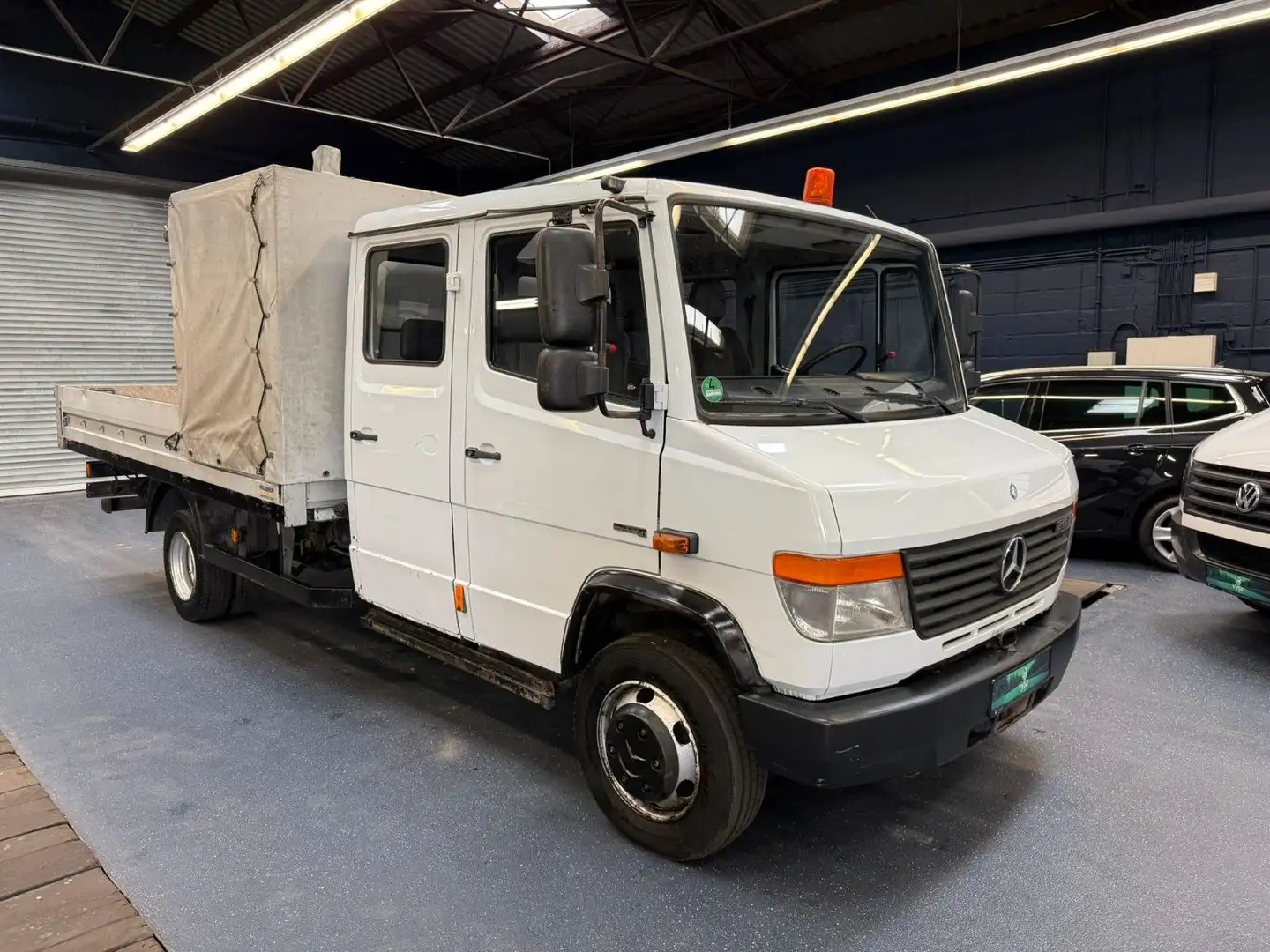 Mercedes-Benz 815 / 816 Vario MAXI DoKa Pritsche 2x AHK Bianco - 2