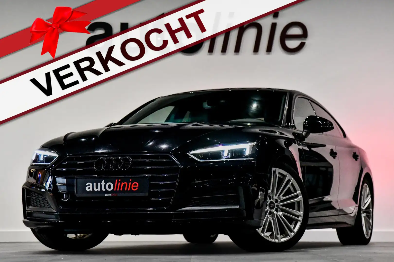 Audi A5 Sportback 2.0 TFSI MHEV S-Line Black Optic. Virtua Zwart - 1