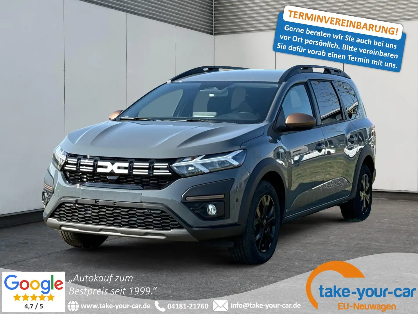 Dacia Jogger Extreme 7-SITZER+LED+SHZ+ALU+KAMERA+DAB 1.0 TCe... Grau - 1