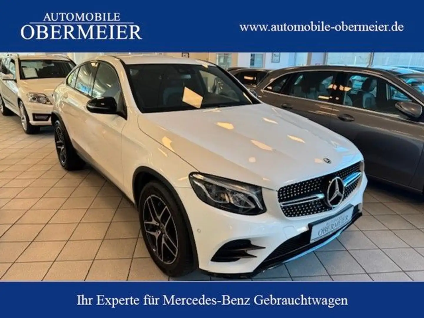 Mercedes-Benz GLC 250 d  AMG/Night Coupé 4M LED SHZ RFK Comand Weiß - 1