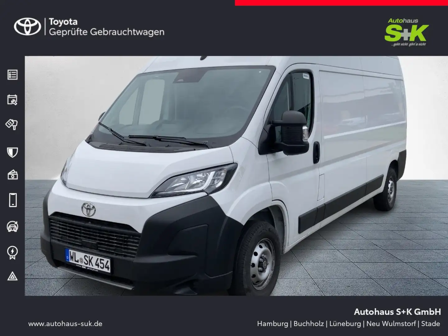 Toyota Proace Max Kasten L3H2 BlueHDi 140 Work 35**KAMERA** Blanco - 1