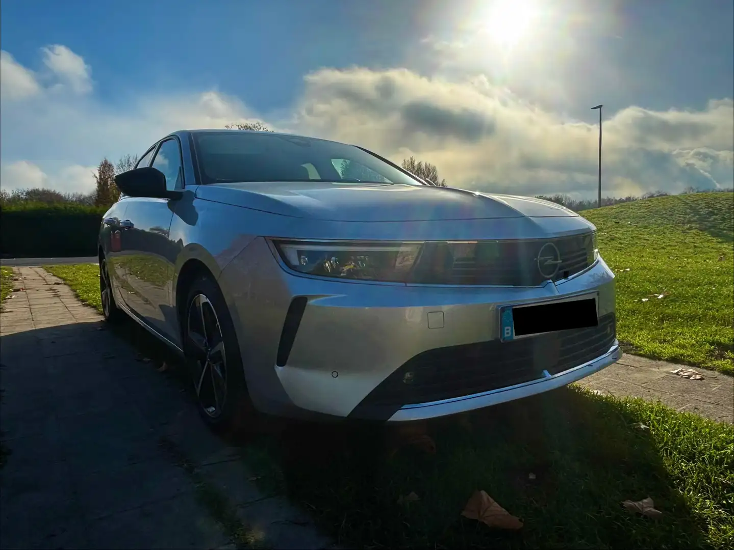 Opel Astra Astra 1.2 Turbo Elegance S/S (EU6.4) Argent - 2